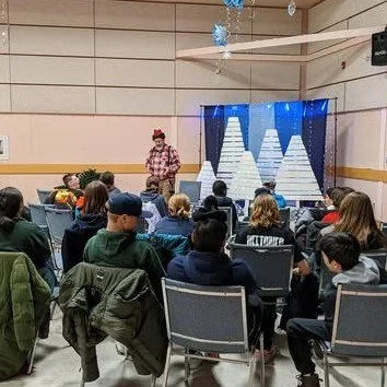 Ottawa Storytellers member Claude (le P&eacute;re) Garneau, and Jean-Luc Boutin, a storyteller from the Thetford Mines area of Qu&eacute;bec, who has been a guest teller several times for the Children's Storytelling Festival, have embarked on an 11-c
