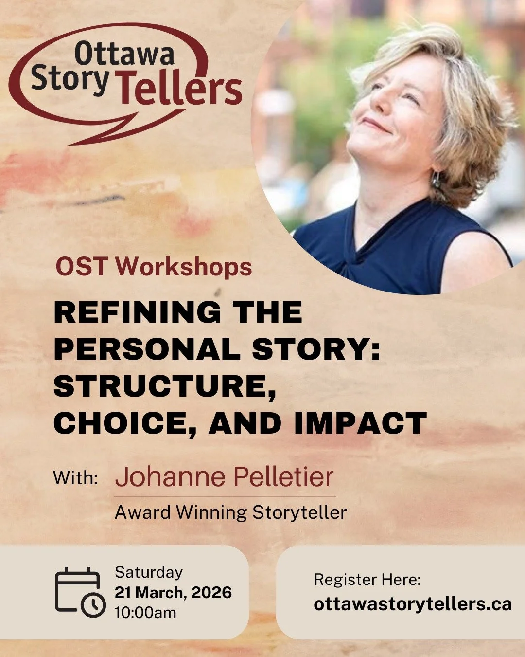 You&rsquo;ve told stories before. Now it&rsquo;s time to make them land.

Refining the Personal Story: Structure, Choice, and Impact

Not every personal story holds an audience and the difference isn&rsquo;t talent, it&rsquo;s choices.

This workshop