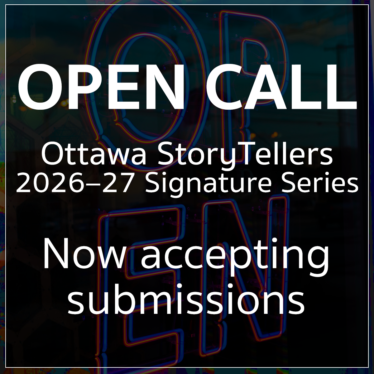 Open Call Signature Series 2026-2027