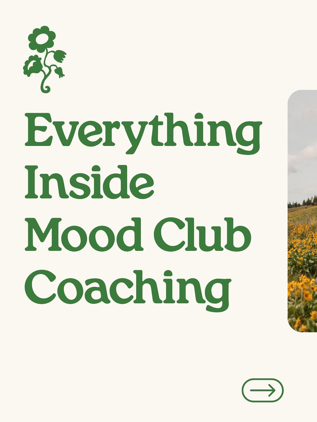 Everything inside Mood Club Coaching &mdash;
1:1 virtual training designed to support your body, energy, and lifestyle.

Personalized workouts, weekly check-ins, mindful tools, and real support &mdash; all built around you.
For women ready to build s