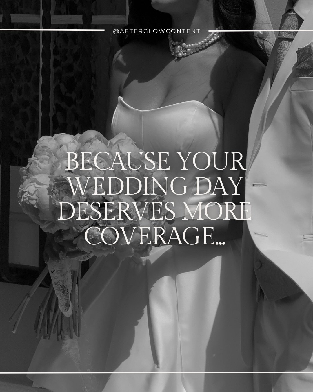 Your wedding deserves a full storytelling team 💍 at @afterglowcontent, we&rsquo;re a duo built for the moments that happen in two places at once. 

🤍 Double the angles
🤍 Double the creativity
🤍 Double the coverage
🤍 Zero missed moments

Your pho