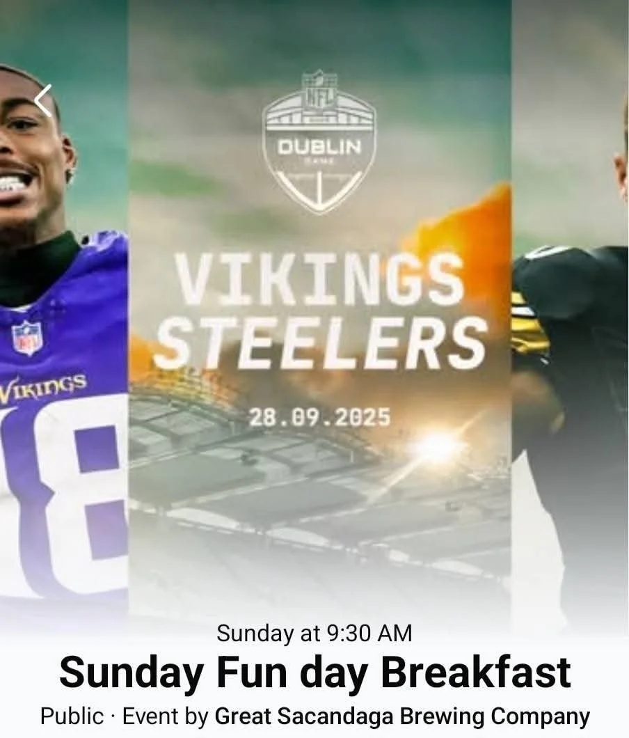 Sunday Fun Day is going all out with BREAKFAST at 9:30am and NFL in Dublin, featuring Tater nachos with corned beef and egg sandwiches, because why not? Loaded bloody Mary's and 5$ pints, duh. PIG ROAST is happening at 2pm, and tickets are still avai