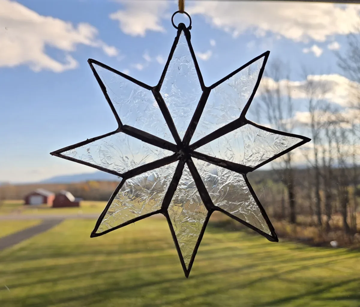 Stained Glass Snowflake