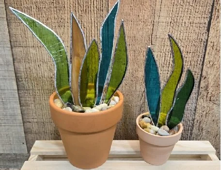Stained Glass Potted plant