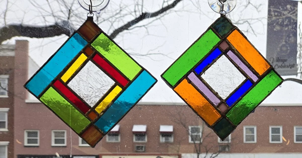 Stained Glass Quilt Square