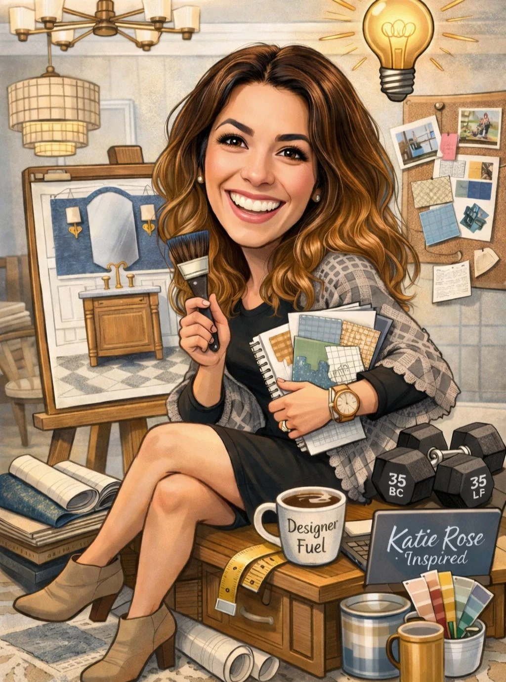 a few things Chat nailed about me:

🏋I really love working out and as much as I hate those 35# dumbbells, they've helped create lean muscle so I just say "ugh fine!" 
☕I love my hot cup of coffee in the morning (and typically a midday cup 