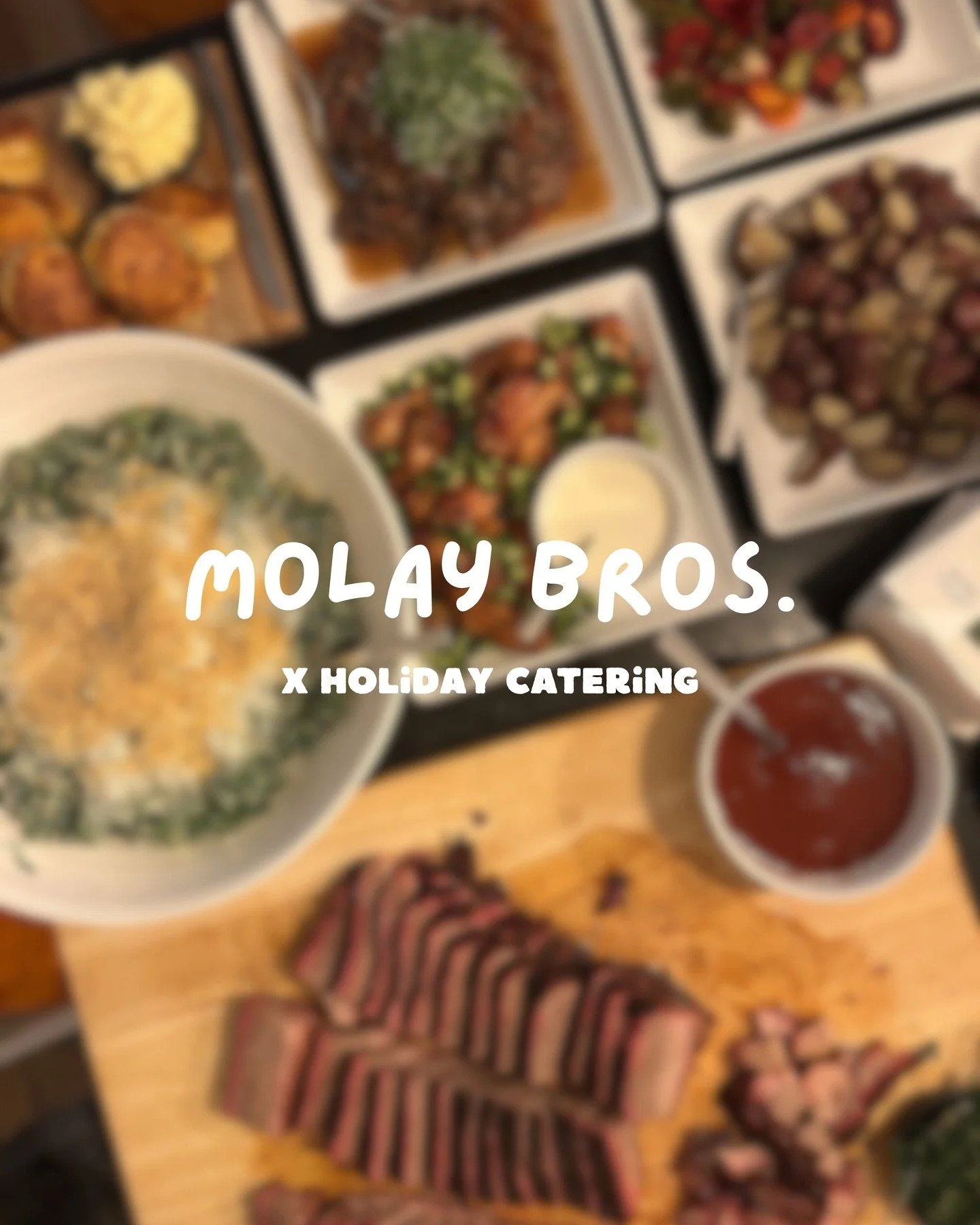 Your holiday table deserves better than store-bought. We&rsquo;ve got the flavor. You bring the guests. We are currently working through inquires for the rest of the year, so contact us soon if you'd like to schedule a date 😉