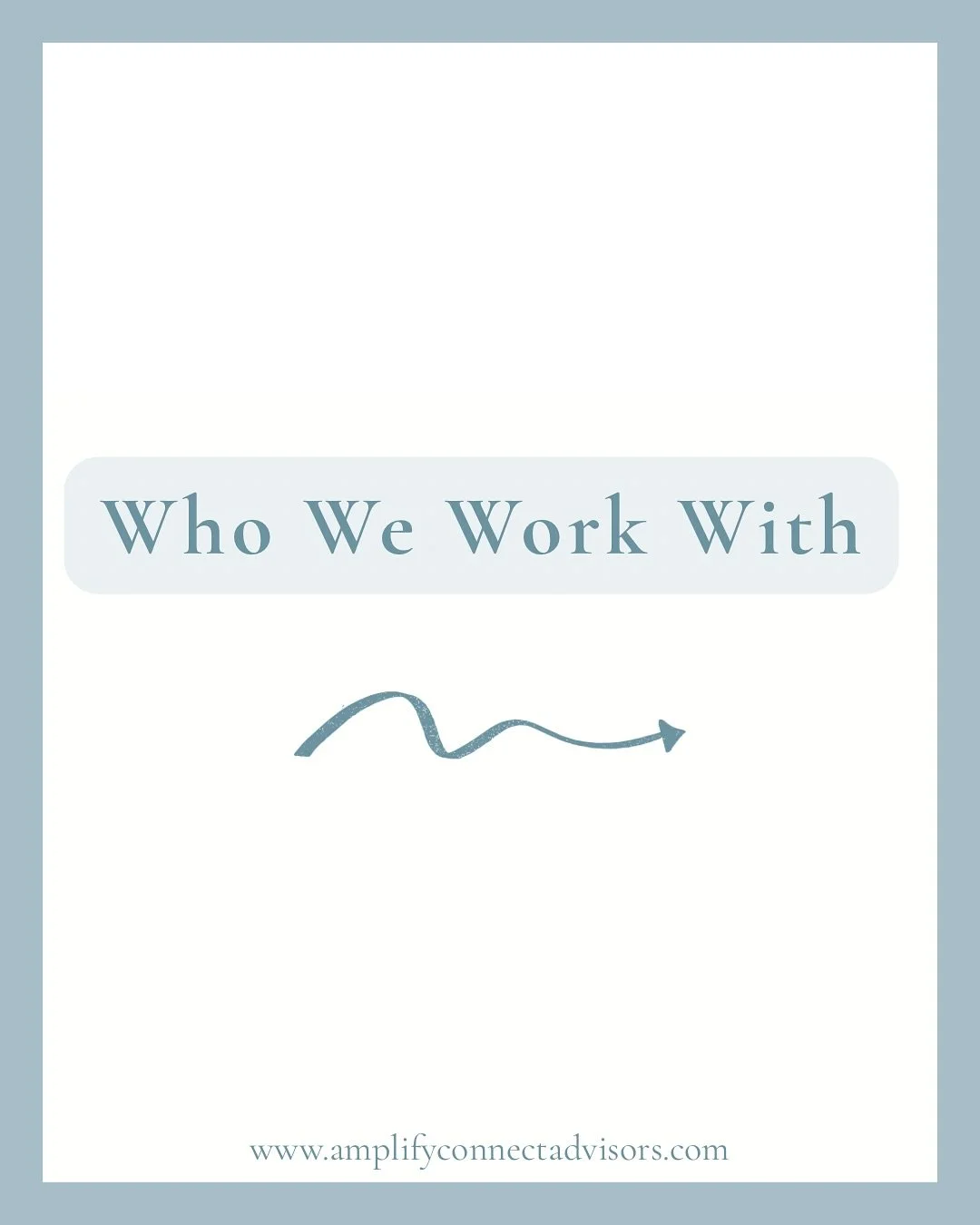 We would love to work with you! 🩵➡️ Check out the variety of clients we support in their philanthropic giving. No matter where you are on your philanthropic journey, we take a personalized approach to make your giving more impactful and connected.

