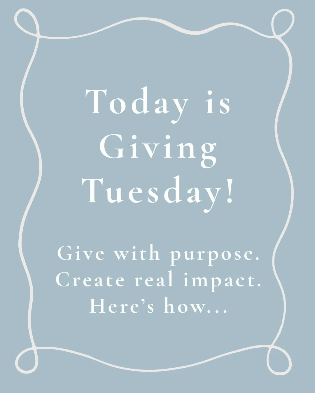 Make your giving count this #GivingTuesday.
Today is all about coming together to support the organizations and causes that strengthen our communities.

Before you donate, here are 3 simple questions to help guide intentional, values-aligned giving:
