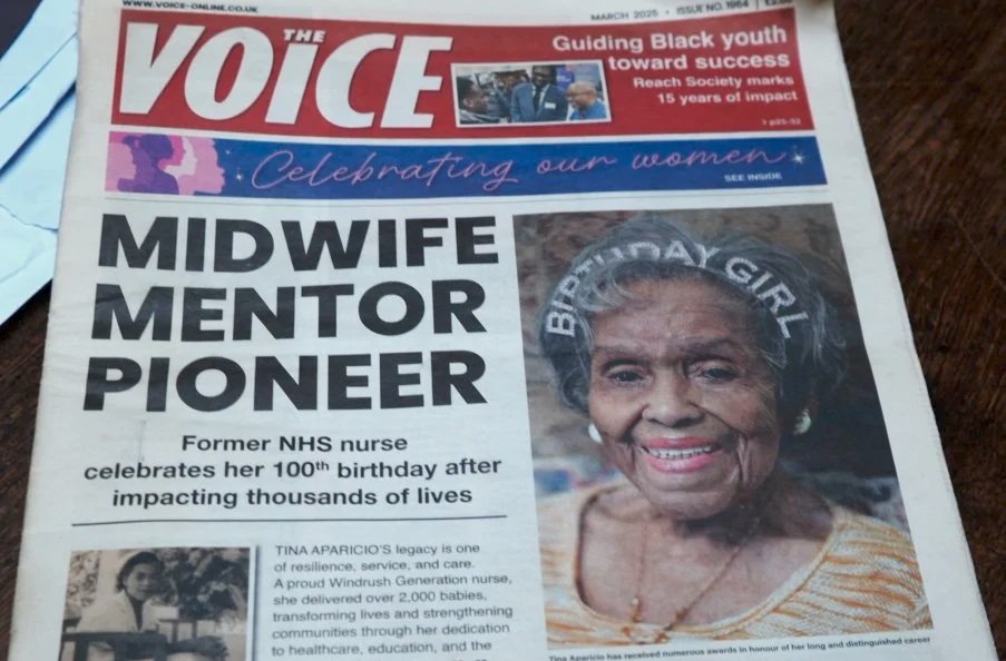 Tina, mother of John Aparicio and Gloria Bennett