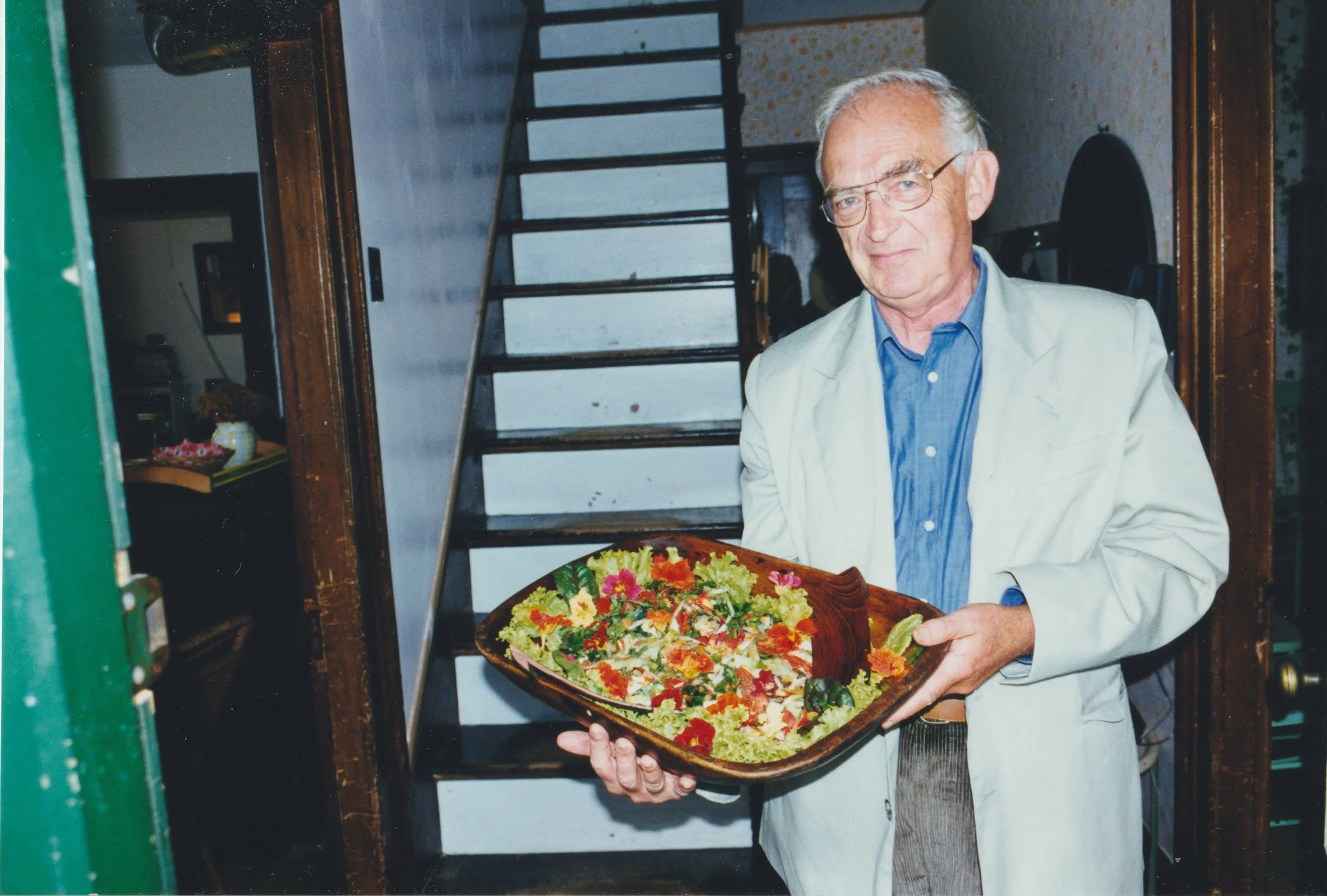 Pic RDC. a  salad from his garden.jpg