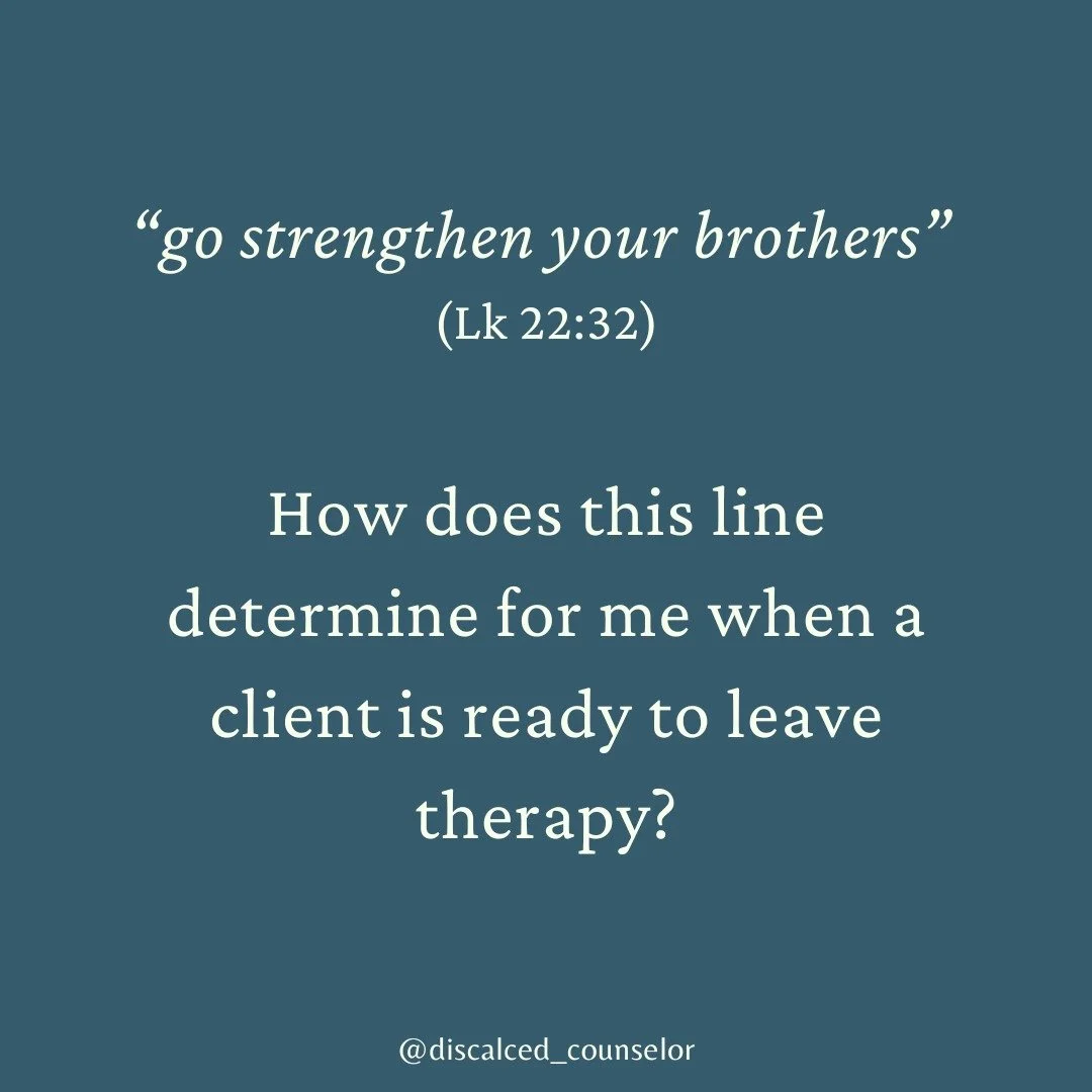 If I could add one goal to my clients' work with me...

It's this above.

To love others wisely and well is to fulfill the teaching &quot;to be perfect as your heavenly Father is perfect&quot; (Mt. 5:48) which follows Jesus' teaching on loving others