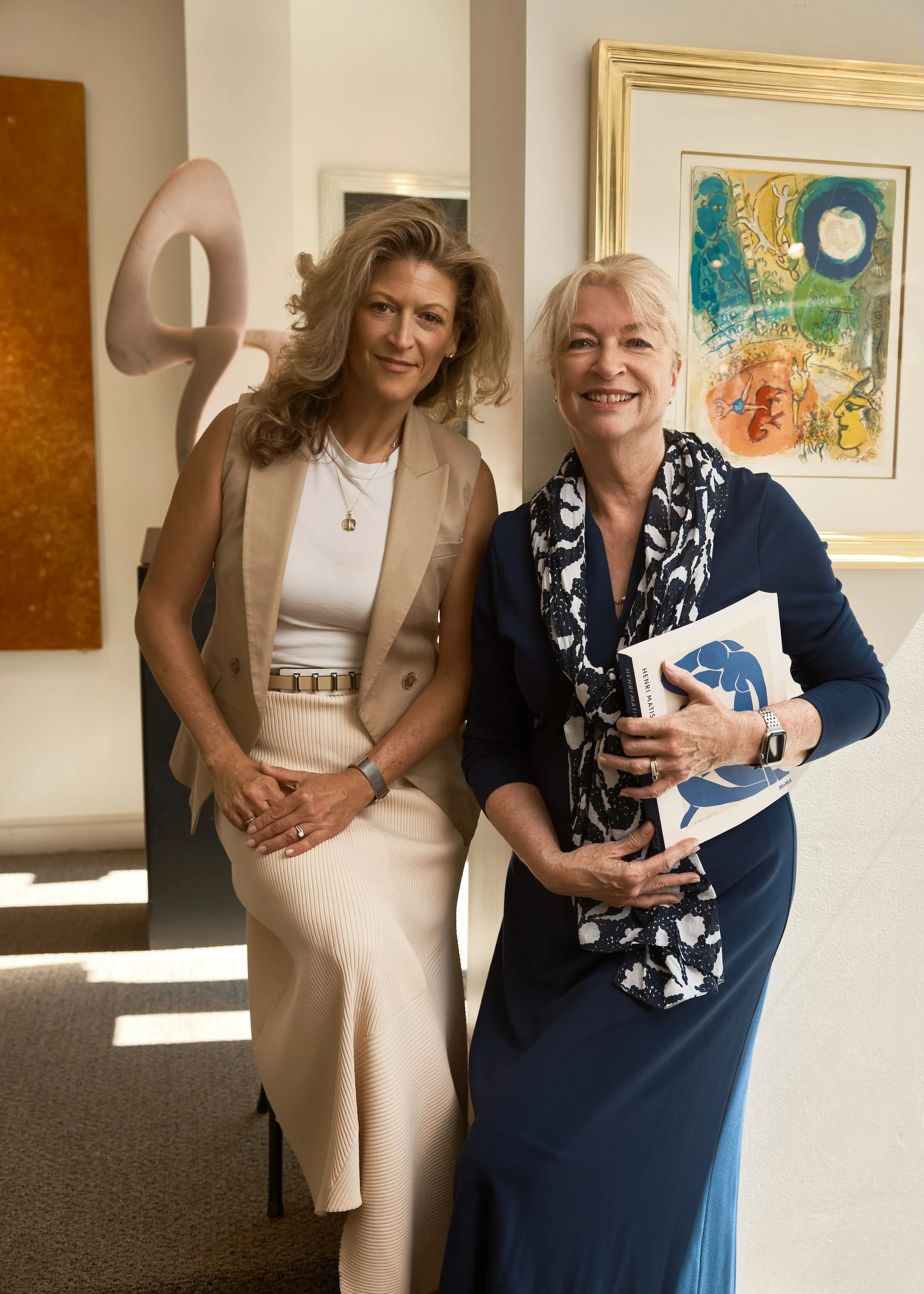 Galerie d'Orsay Co-Directors Kristine Feeks Hammond and Martha S. Folsom; photograph by Benjamin Flythe