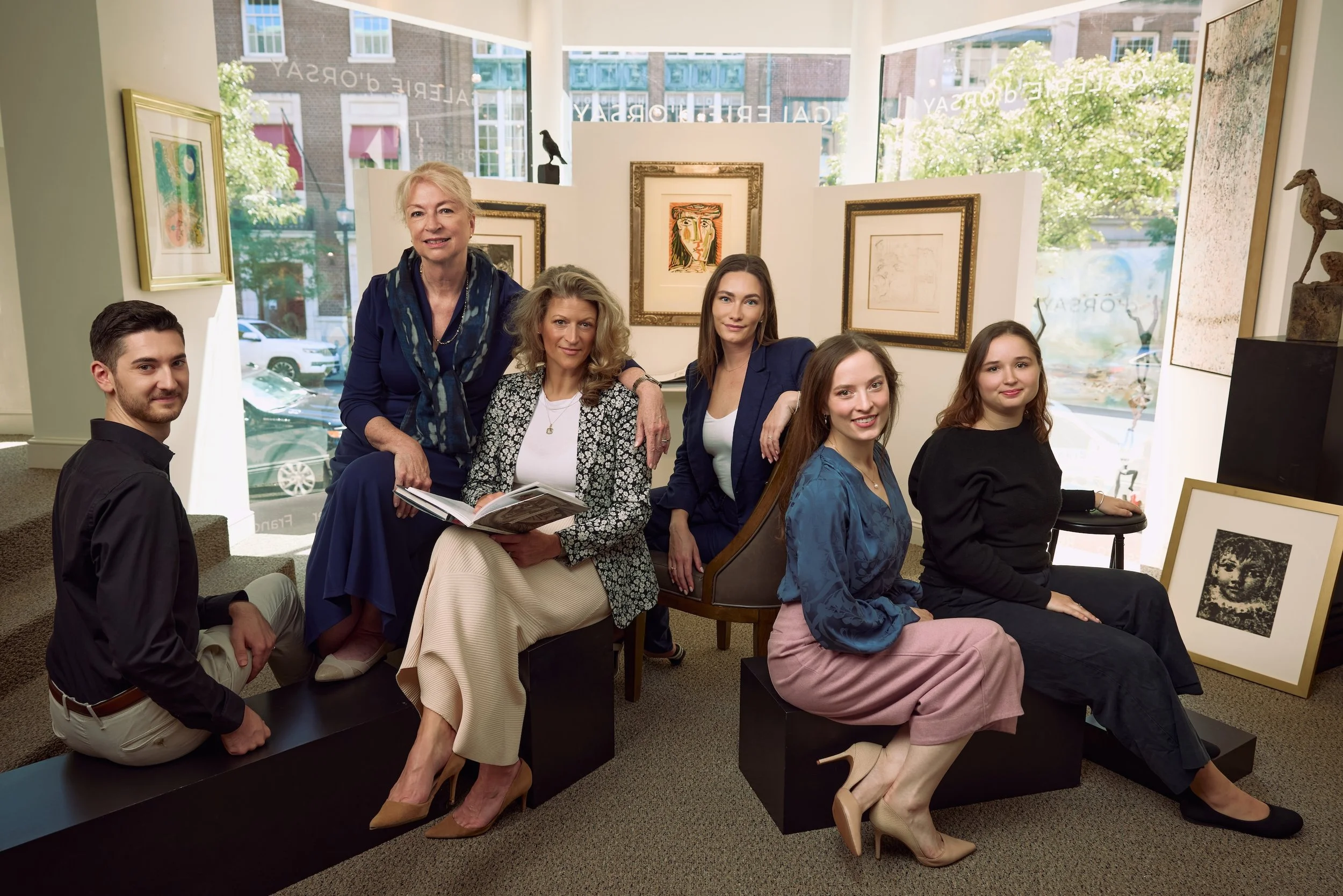 Galerie d'Orsay team photographed by Benjamin Flythe