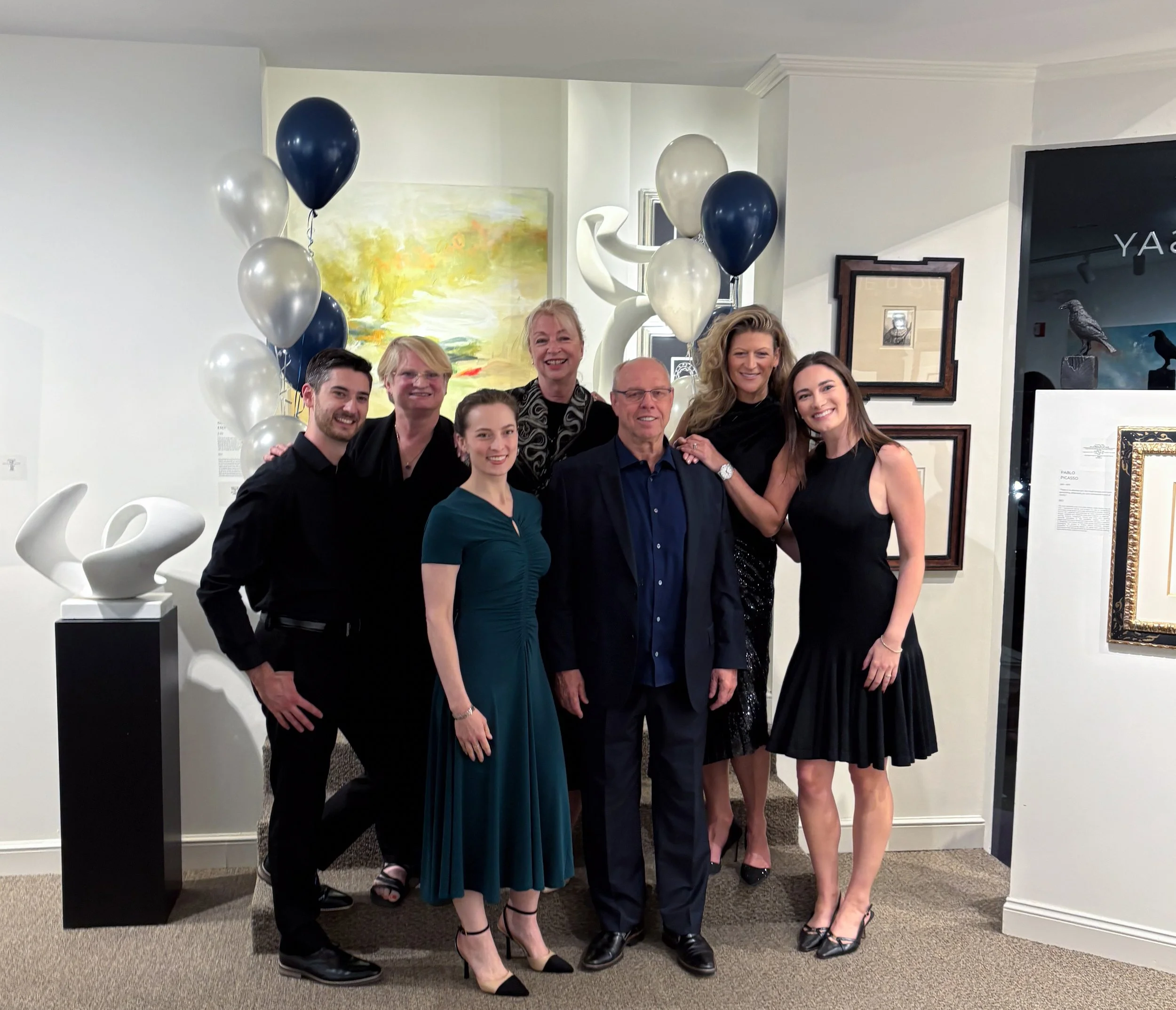 The Galerie d'Orsay team at the 25th Anniversary opening reception