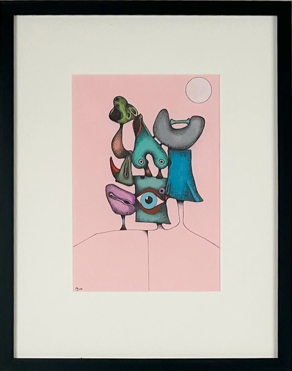 Desmond Morris, FLIMMER, 2003, 11.5” x 8”