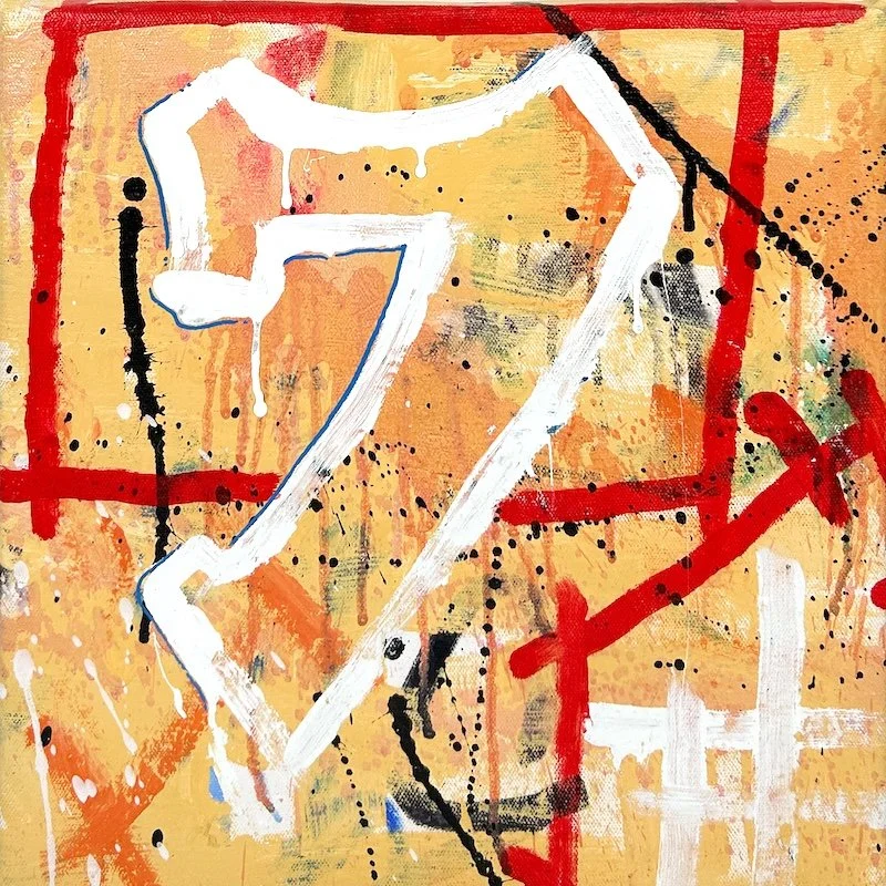 Sen-1 abstract graffiti painting theme #7