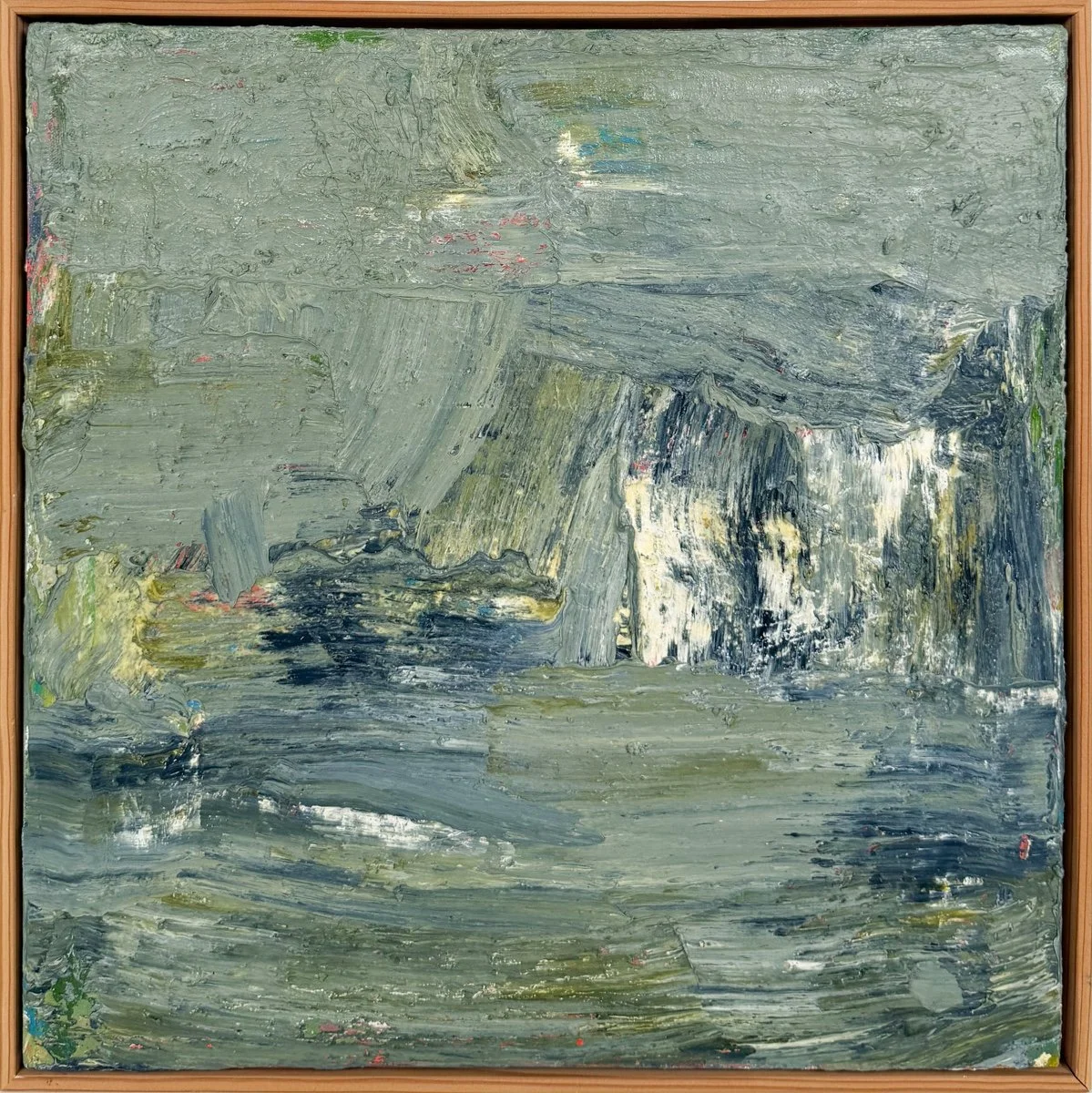 Susan Coley Landscape of the Soul, abstract oil painting in earth colors with thick texture