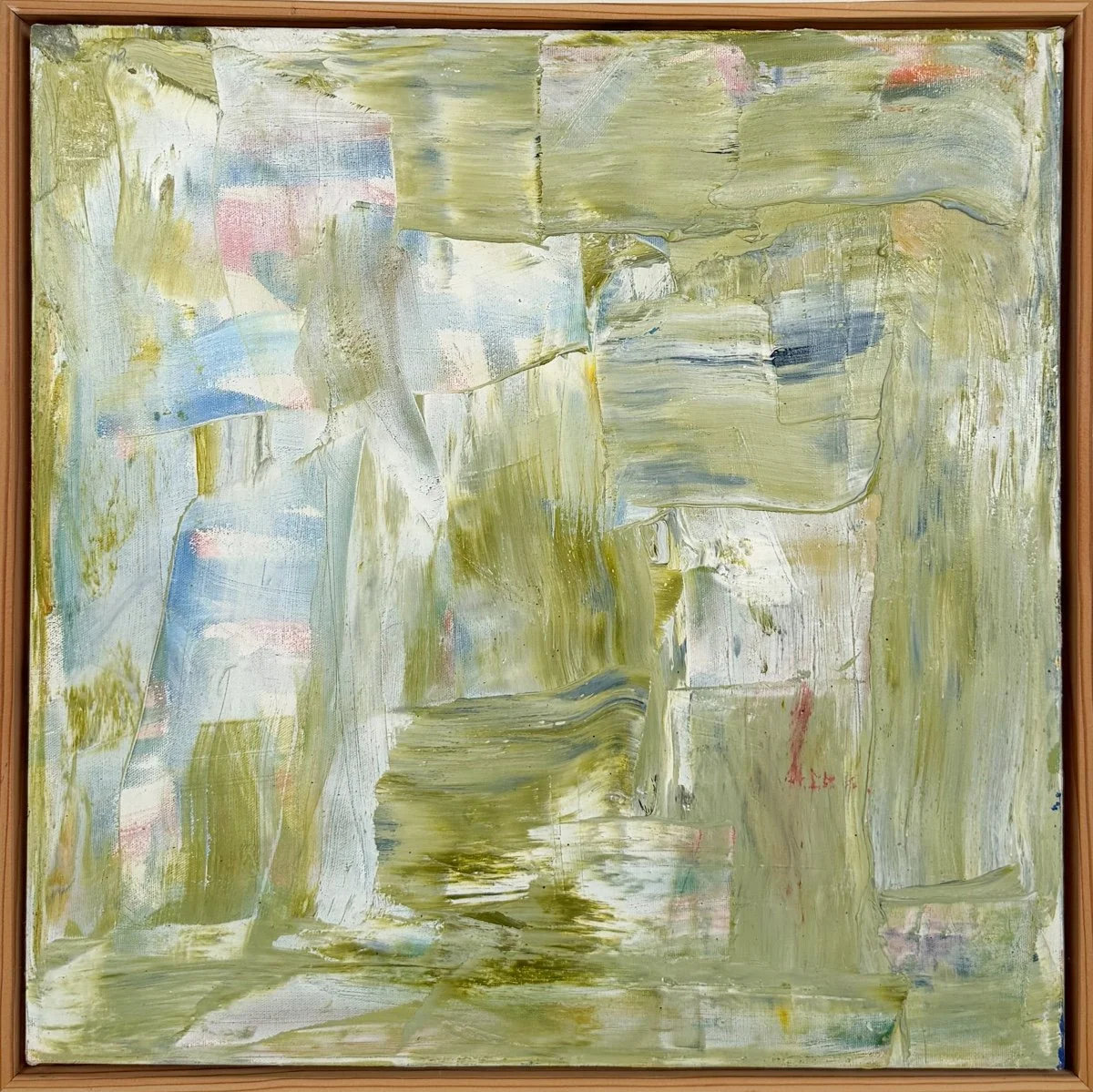 Susan Coley Landscape of the Spirit, abstract oil painting in earthy tones with thick texture