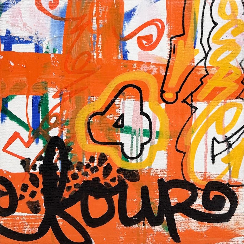 Sen-1 abstract graffiti painting theme #4