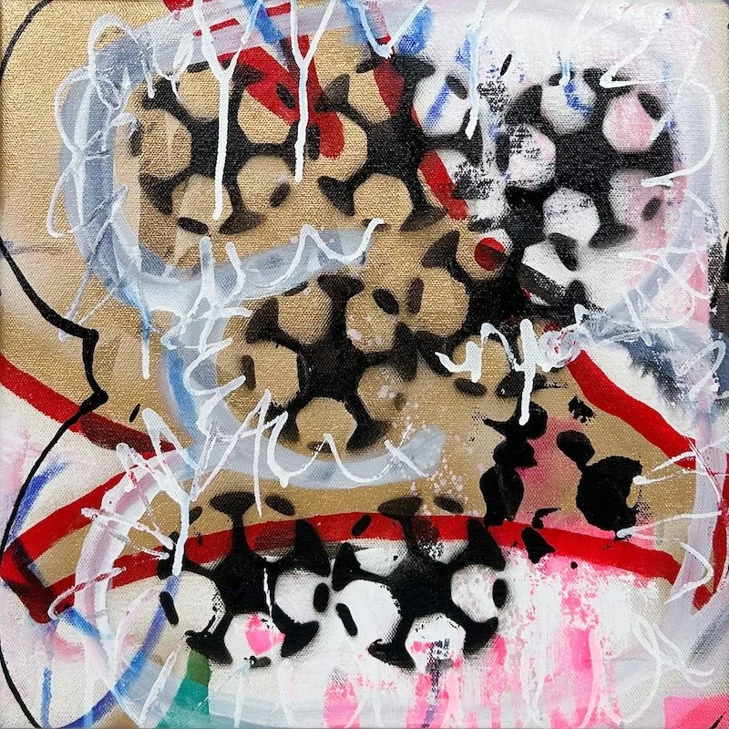 Sen-1 abstract graffiti painting theme #3