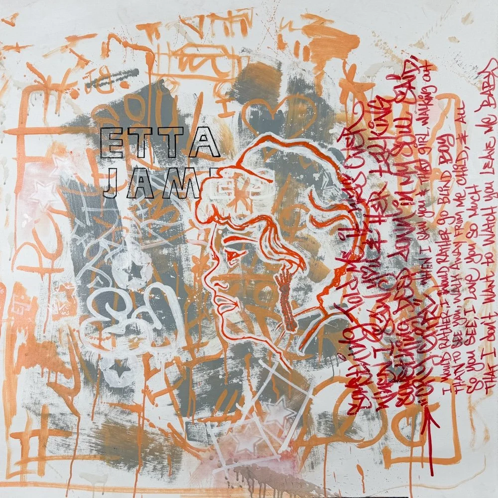 SEN-1 A Dream I Can Speak To Etta James - Symphony Series, abstract graffiti painting