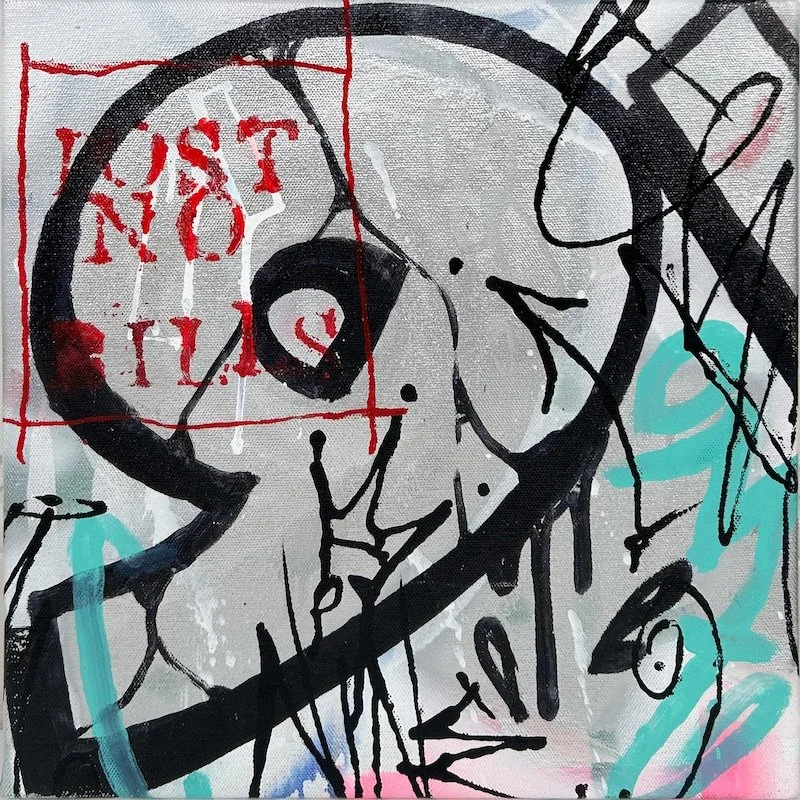 Sen-1 abstract graffiti painting theme #9