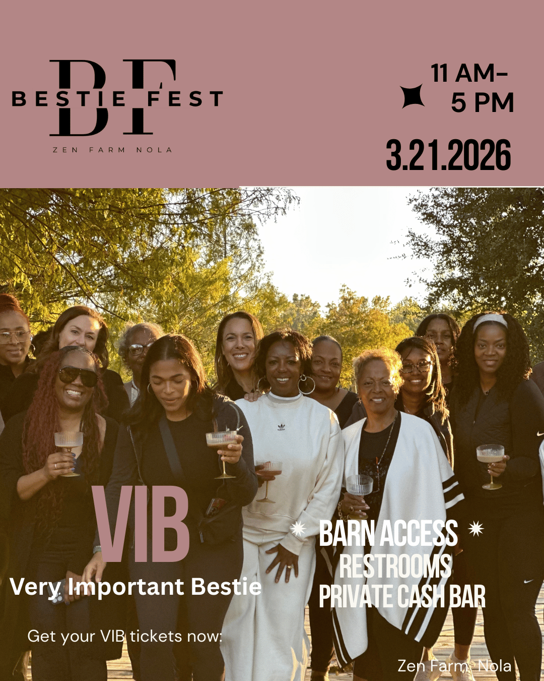 VIB- Very Important Bestie Experience