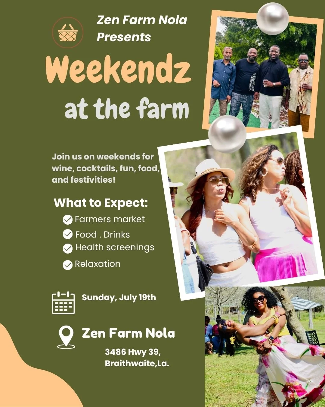 Farmers Market July 19th 12:00pm - 5:00pm