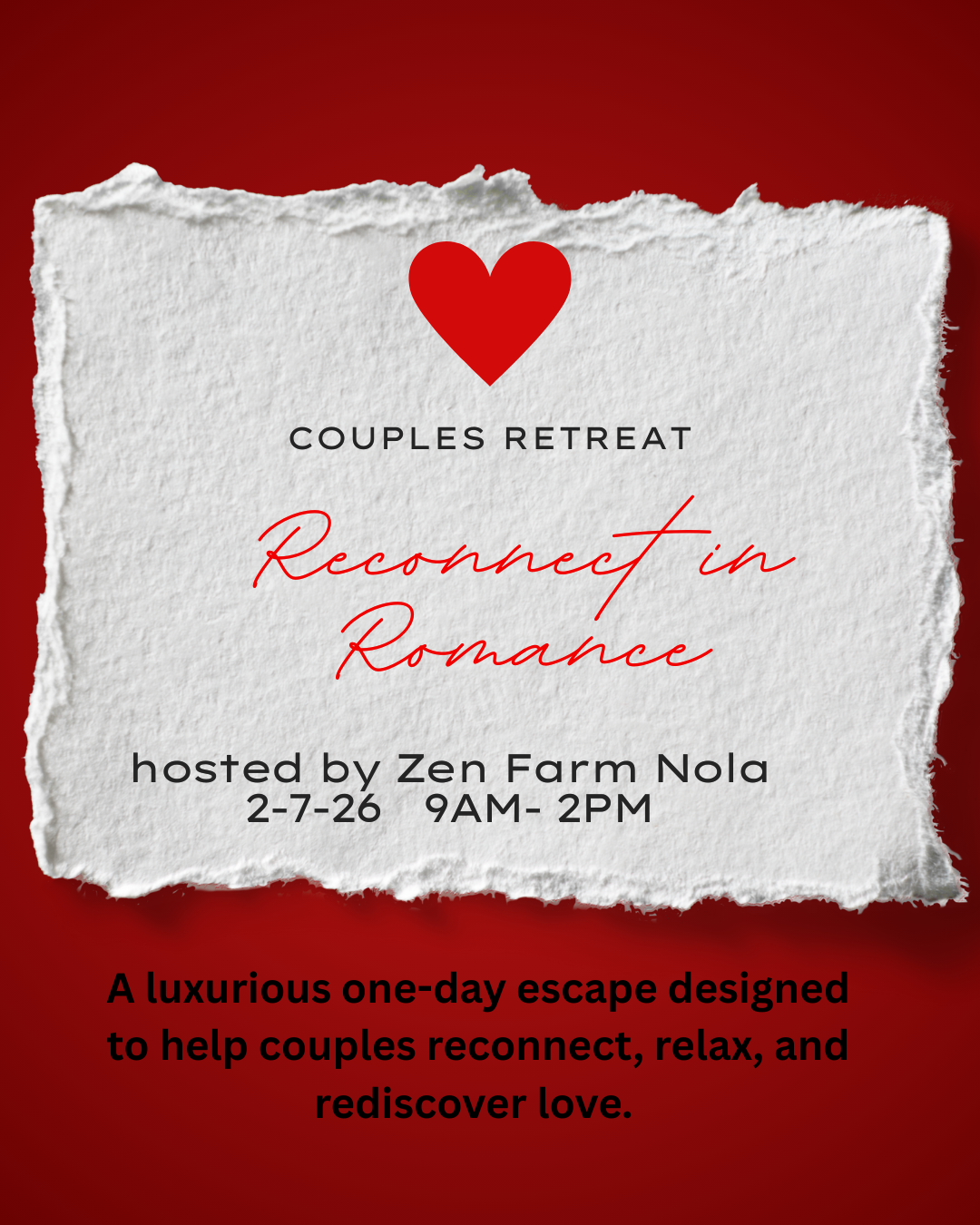 Reconnect in Romance       - February 7, 2026