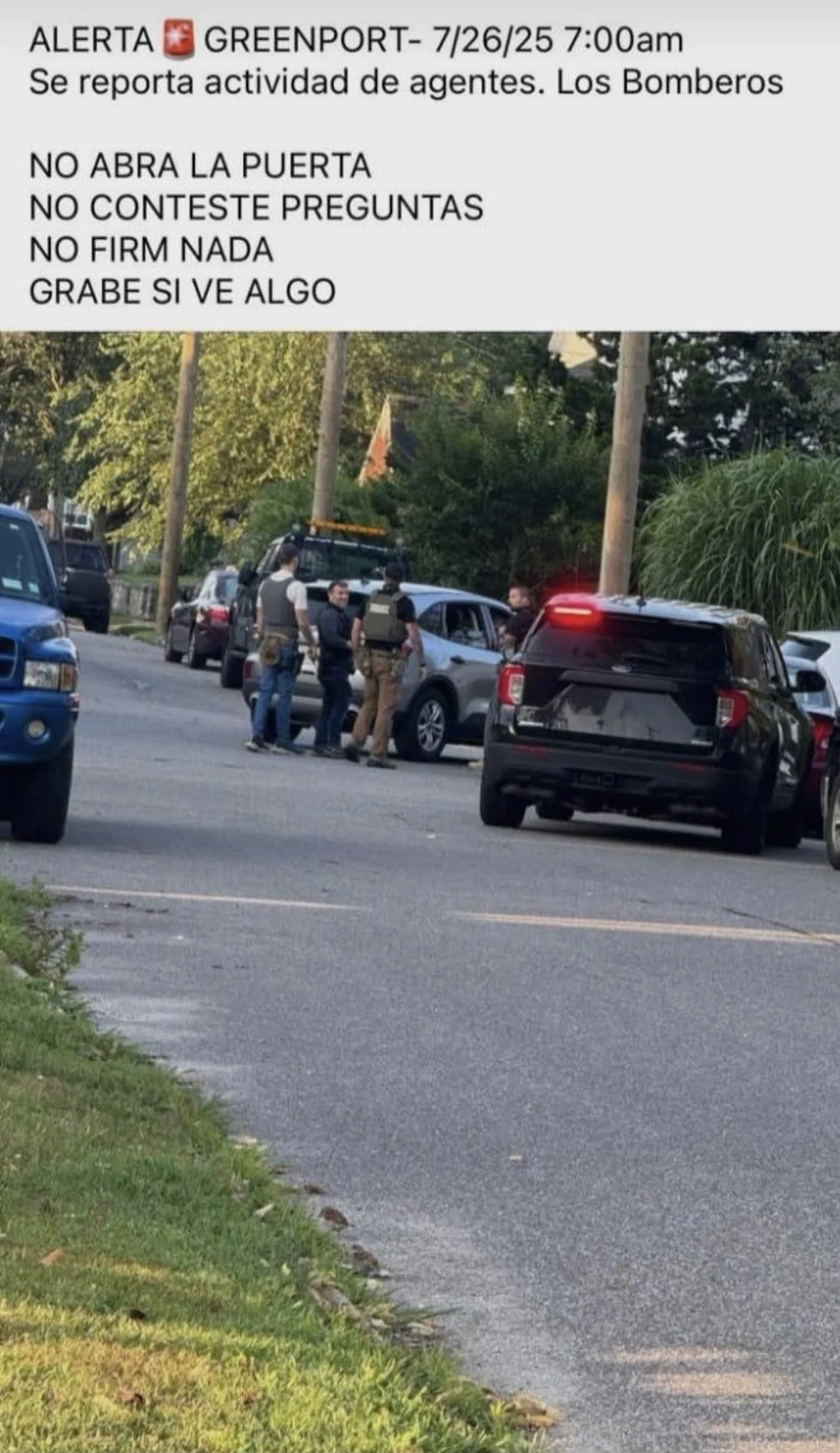 ICE Raid: Greenport, New York