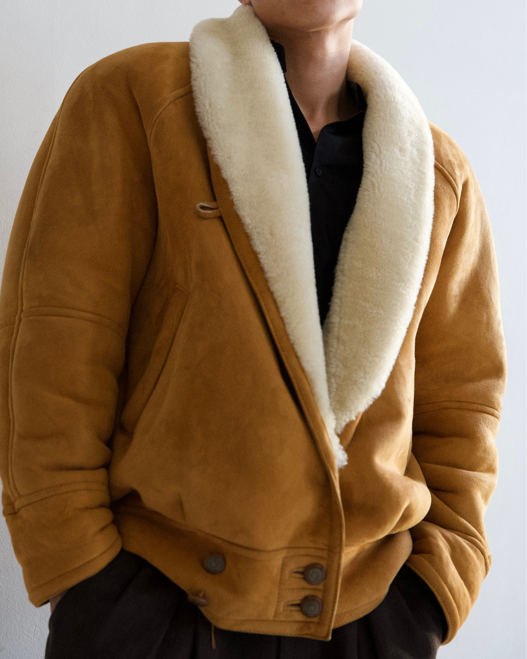 FULL SUEDE FUR BOMBER