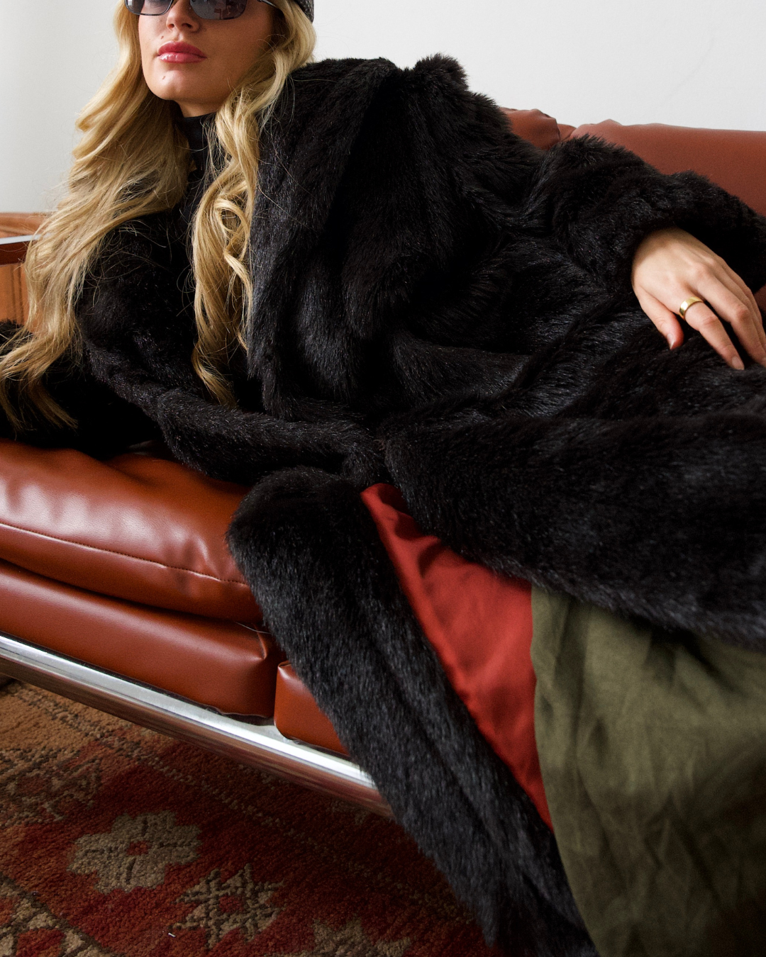 KENT STREET FAUX FUR COAT