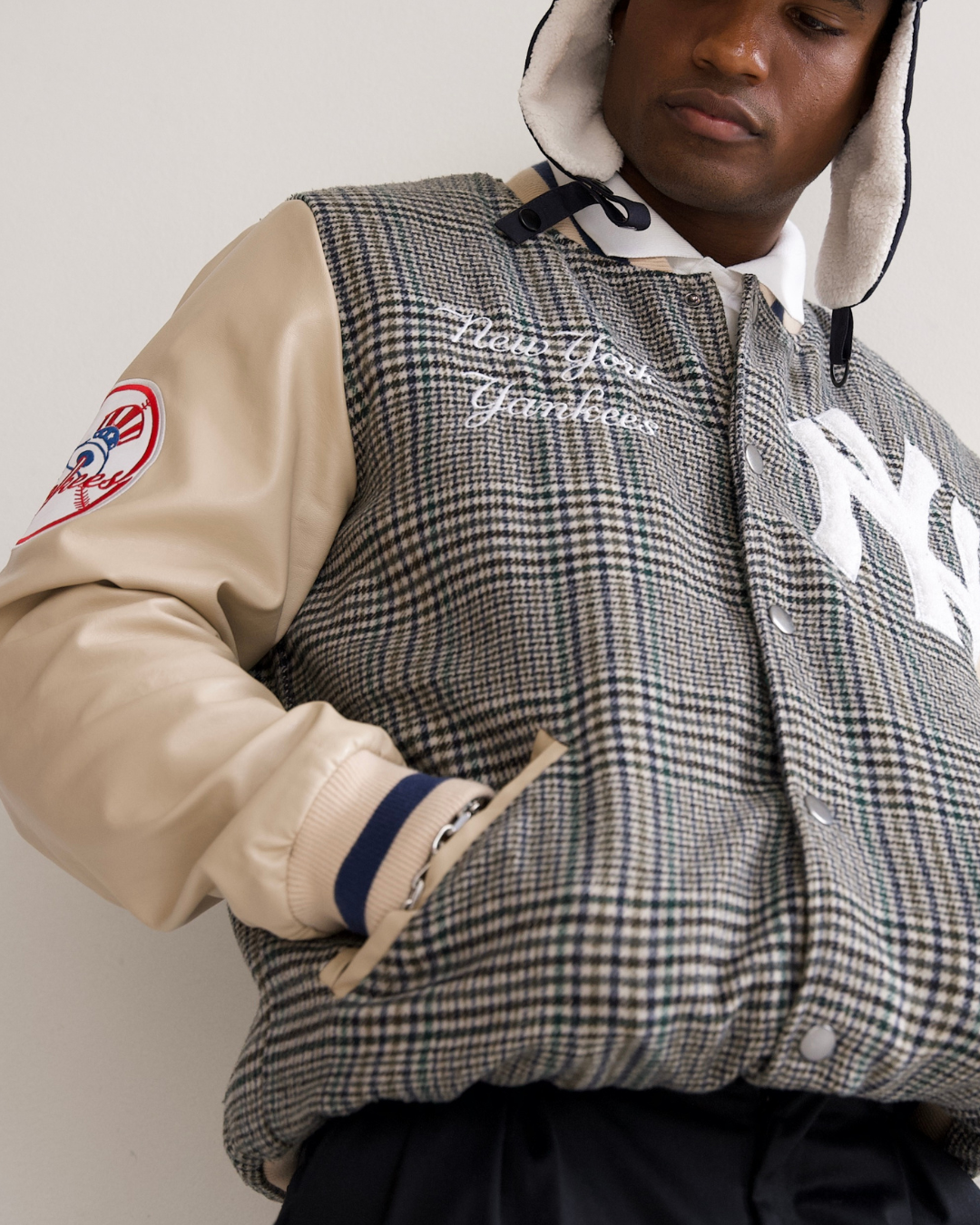 PLAID NY YANKEES BOMBER