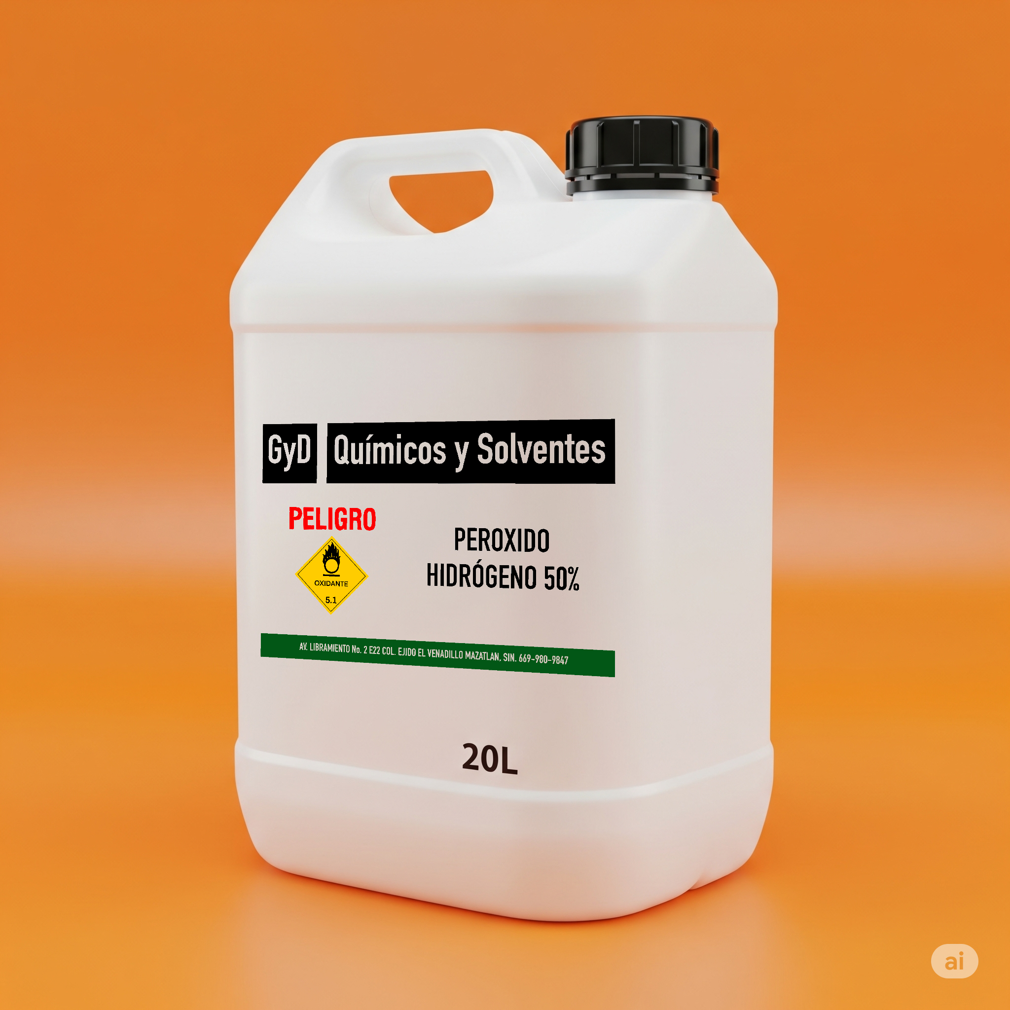 Peroxido de Hidrogeno 50%