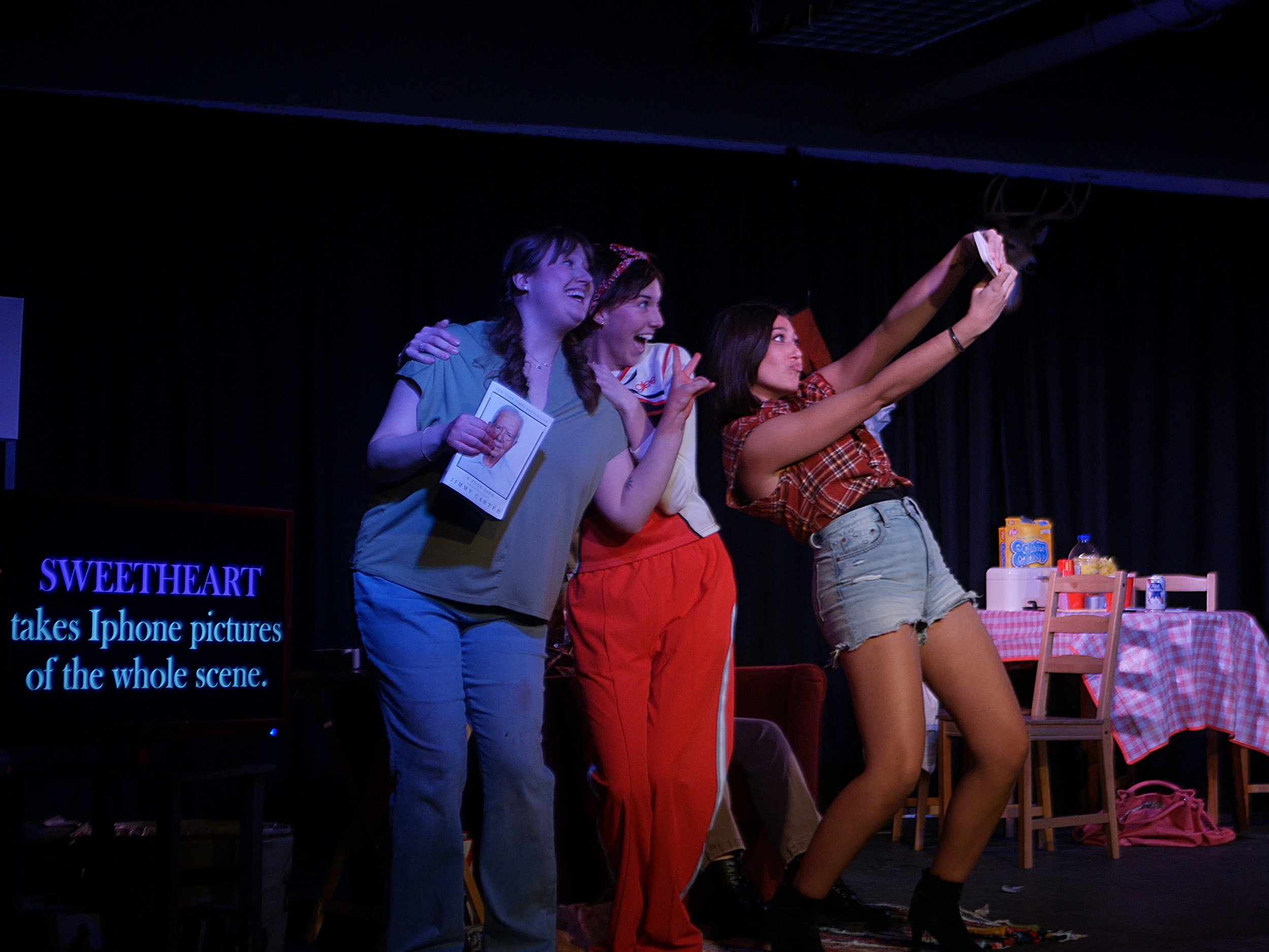 Exit, Pursued by a Bear (Cast) Jessica Hancock, Kayla Kirchenberg, Isabel Camacho, Jacquiline McCreedy