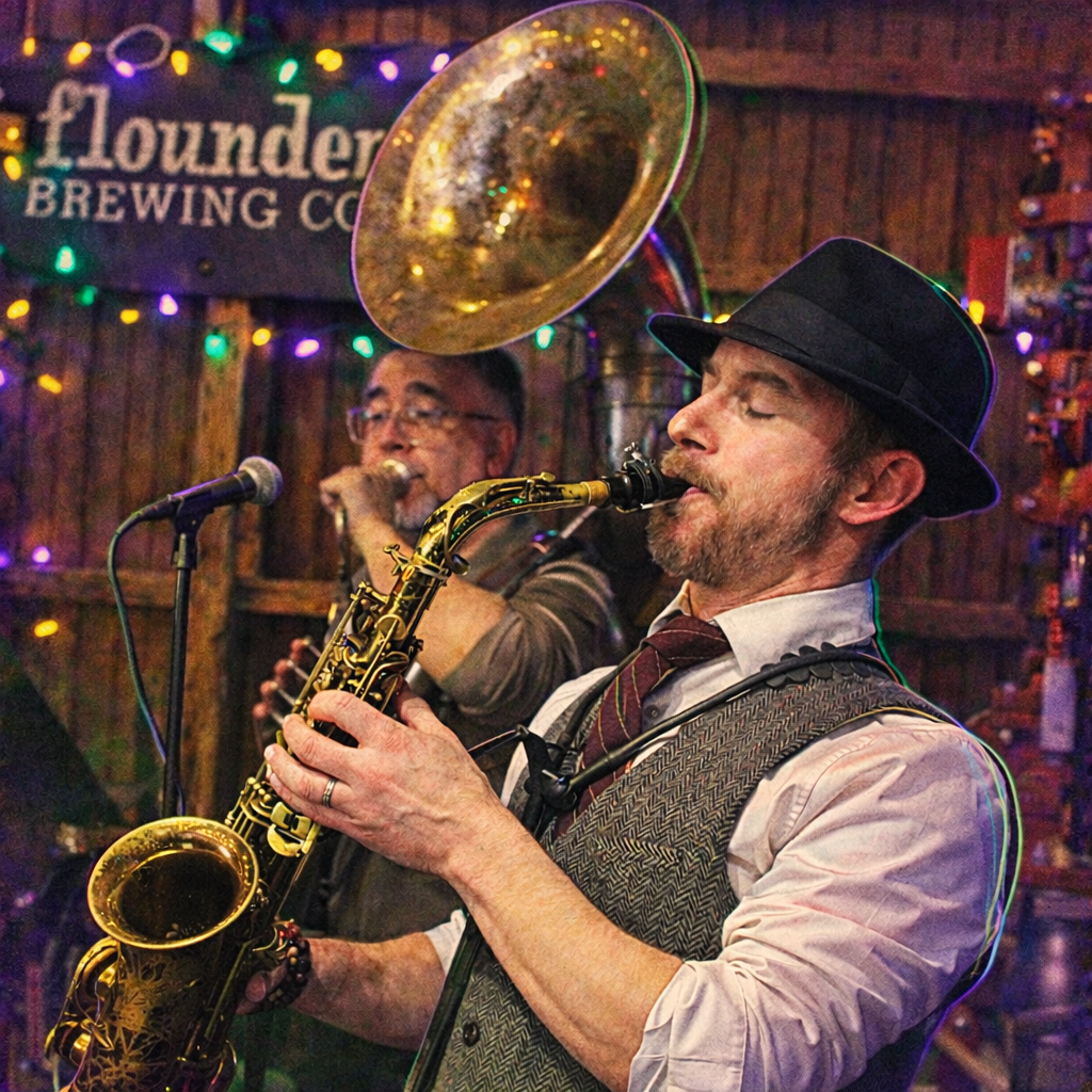 End of Summer Mardi Gras with the Mighty Rumble Brass Band