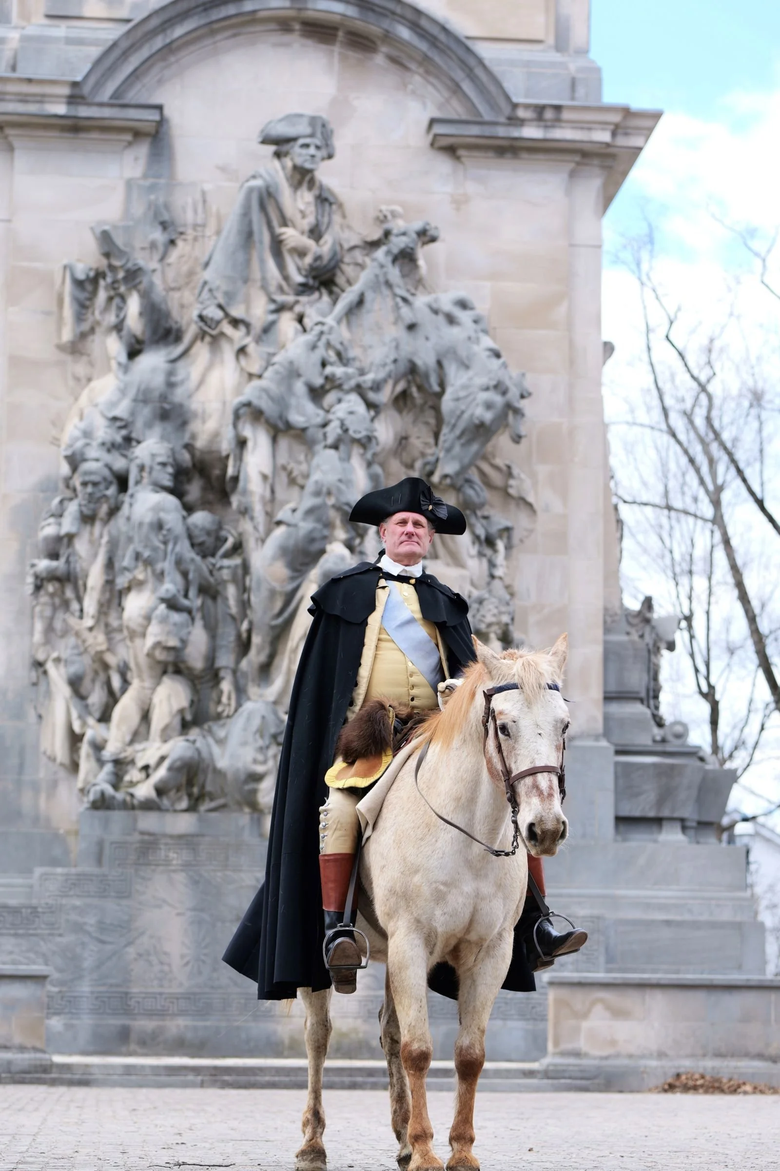 George Washington Visit - ON HORSEBACK!