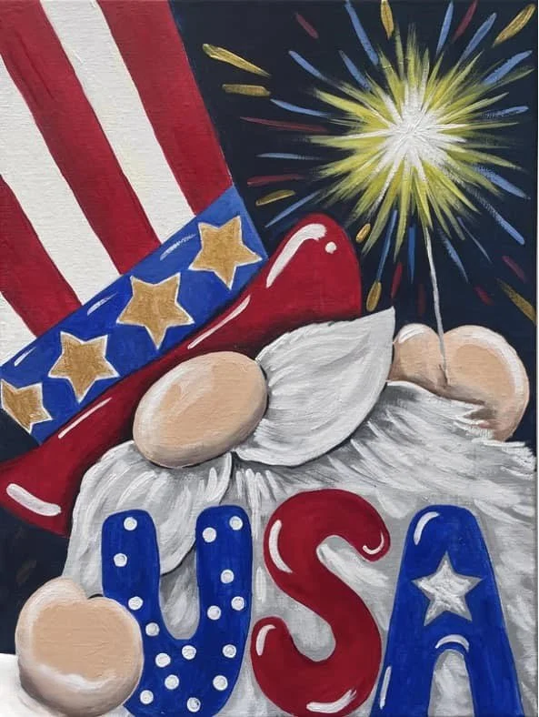 USA Gnome Paint Party