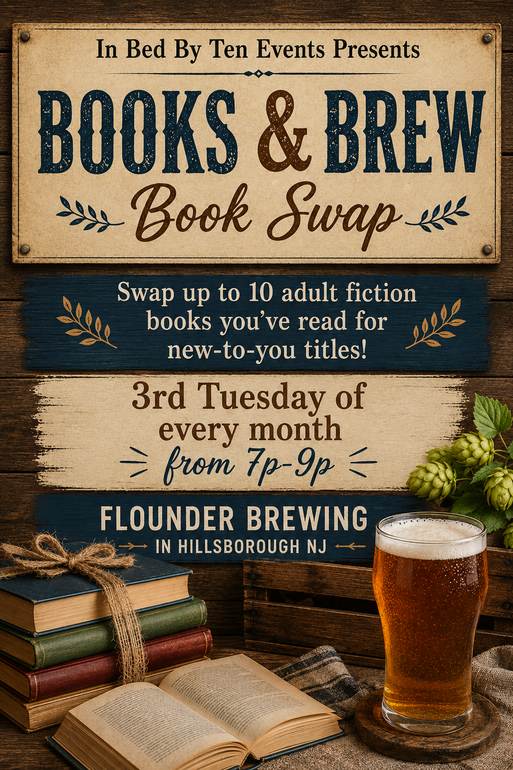 Books &amp; Brew Book Swap