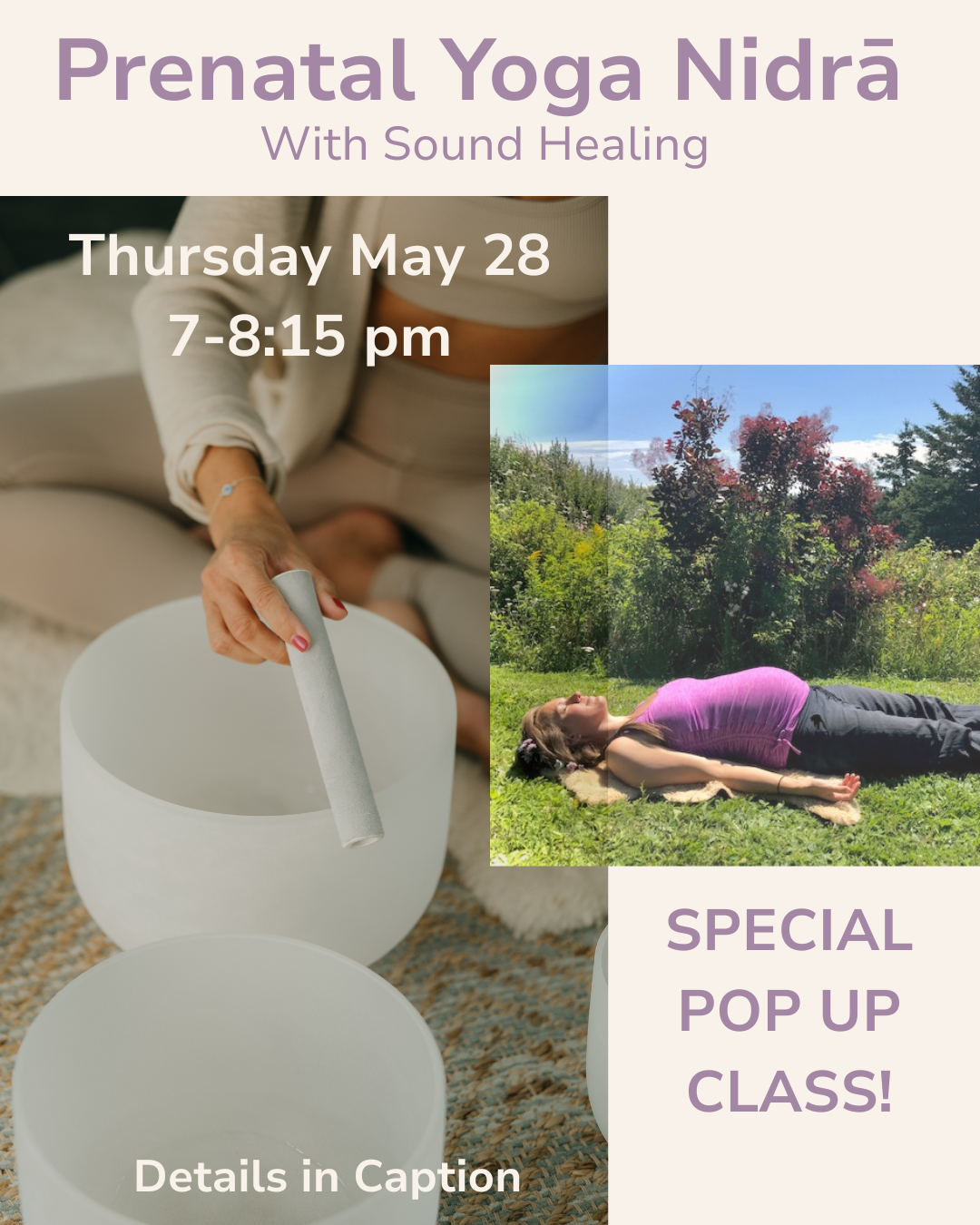 Prenatal Yoga Nidrā with Sound Healing 