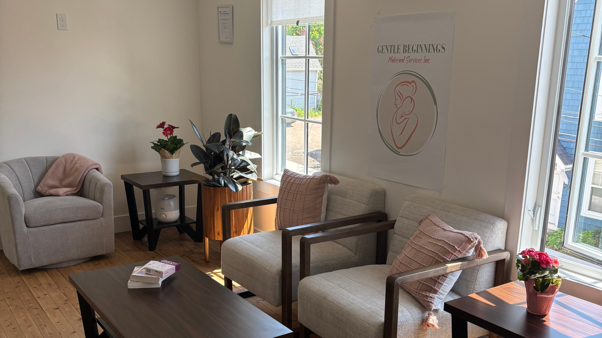 Community Lounge - Warm gathering space for connection & conversation