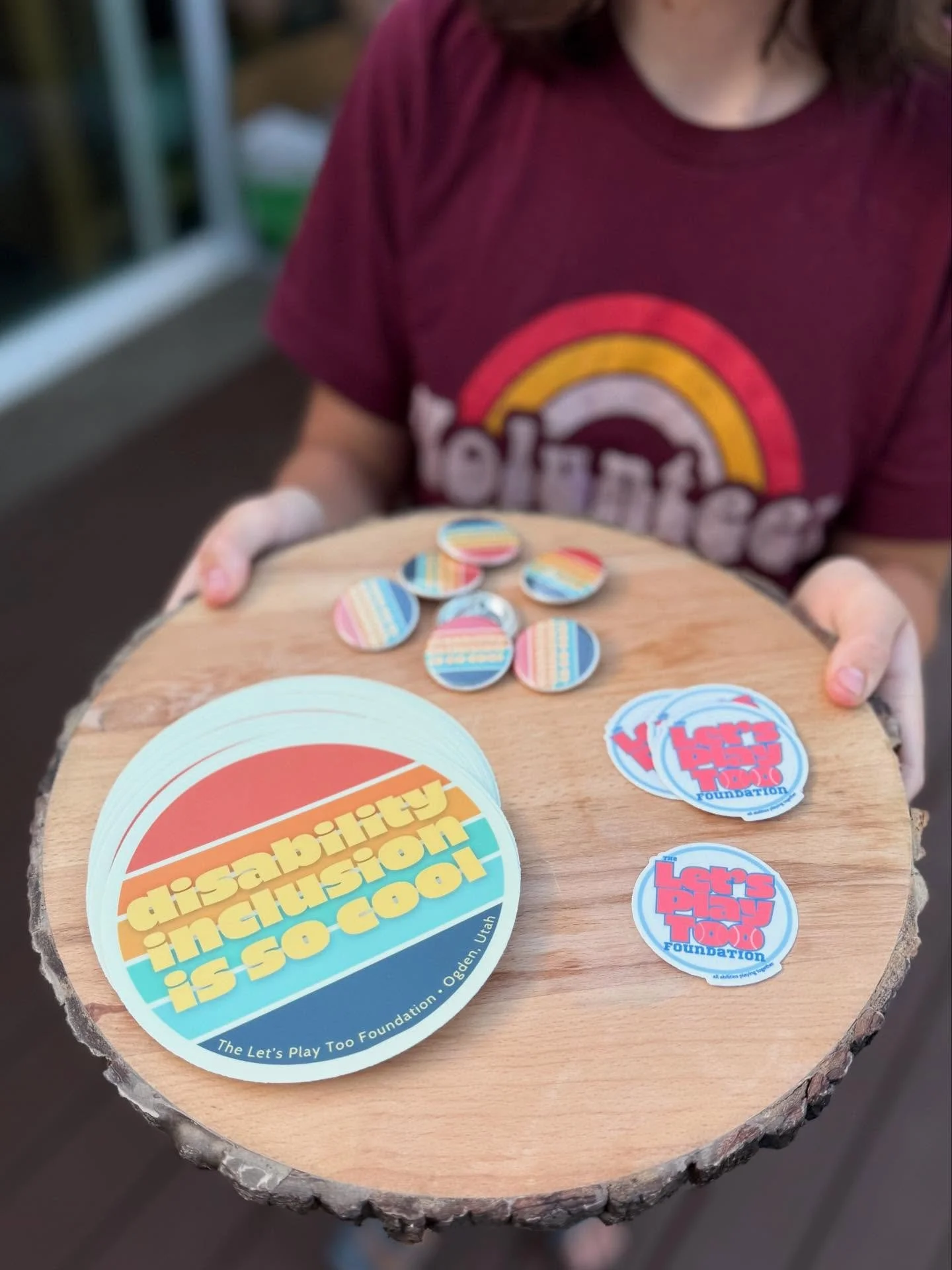 Can I interest you in a car sticker, a water bottle sticker, maybe a pin courtesy of @sloans_scrunchies, or a t-shirt?? Click the link in bio to order yours!

Purchases of stickers and shirts help fund Let&rsquo;s Play Too events. Purchases of pins h
