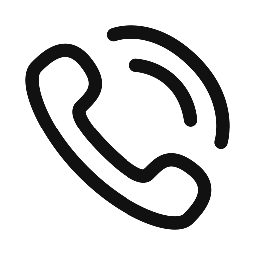 Icon of a telephone receiver.