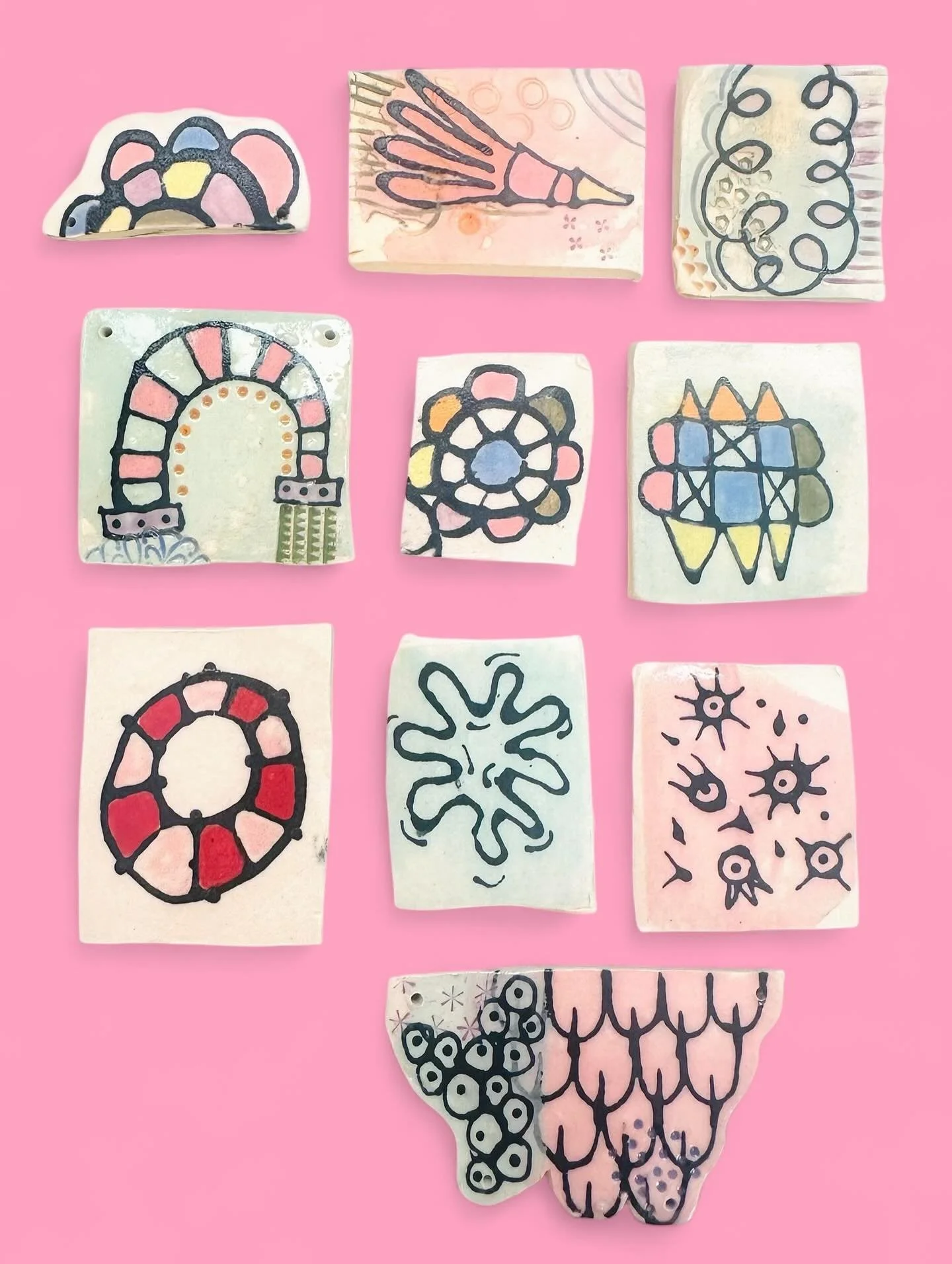 Hi there! Behold, my first batch of semi successful experiments with making underglaze transfers. I have tons to learn and explore, sometimes it feels overwhelming and I wonder why in the world I keep trying new things? Not sure what the answer is, a
