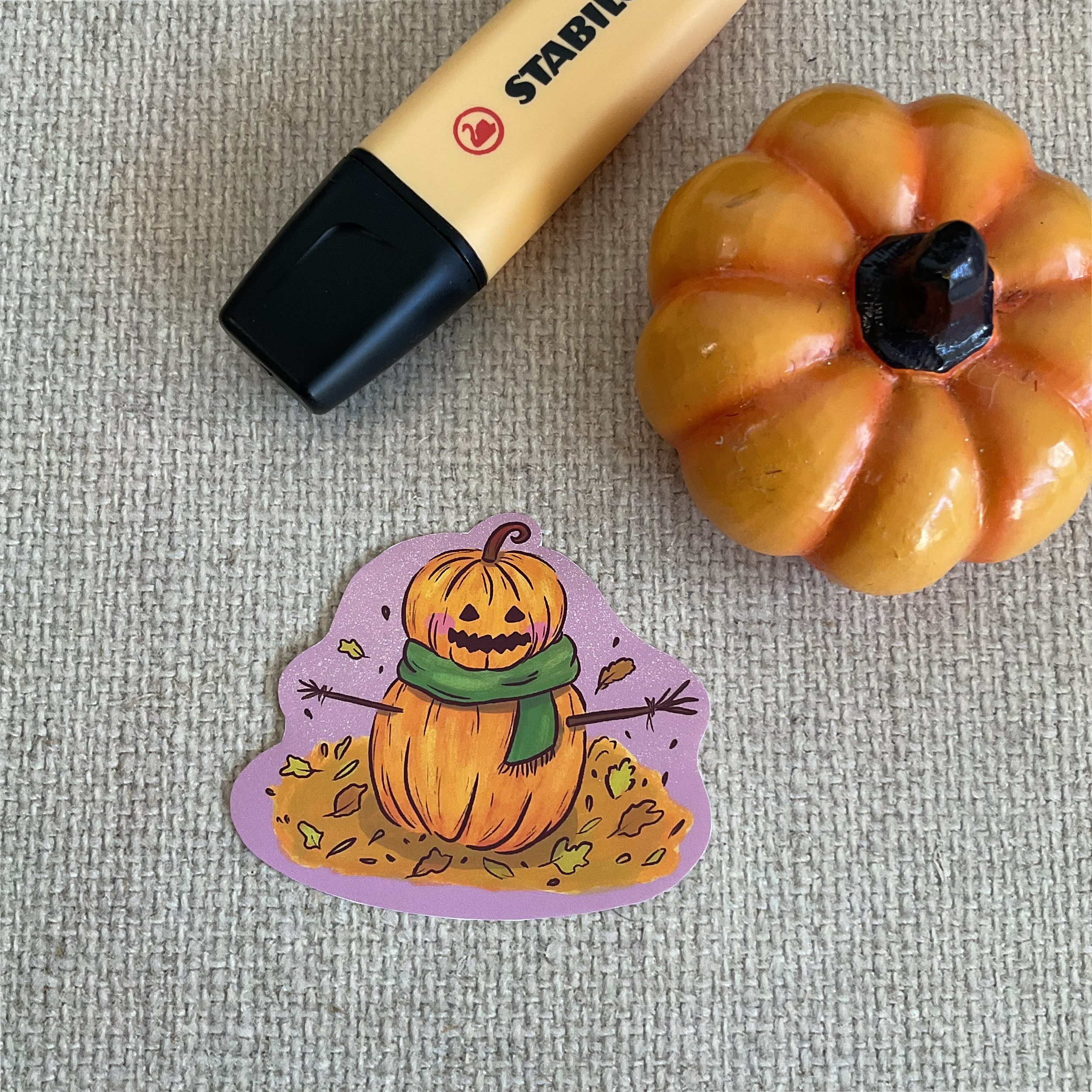 Pumpkin snowman?!