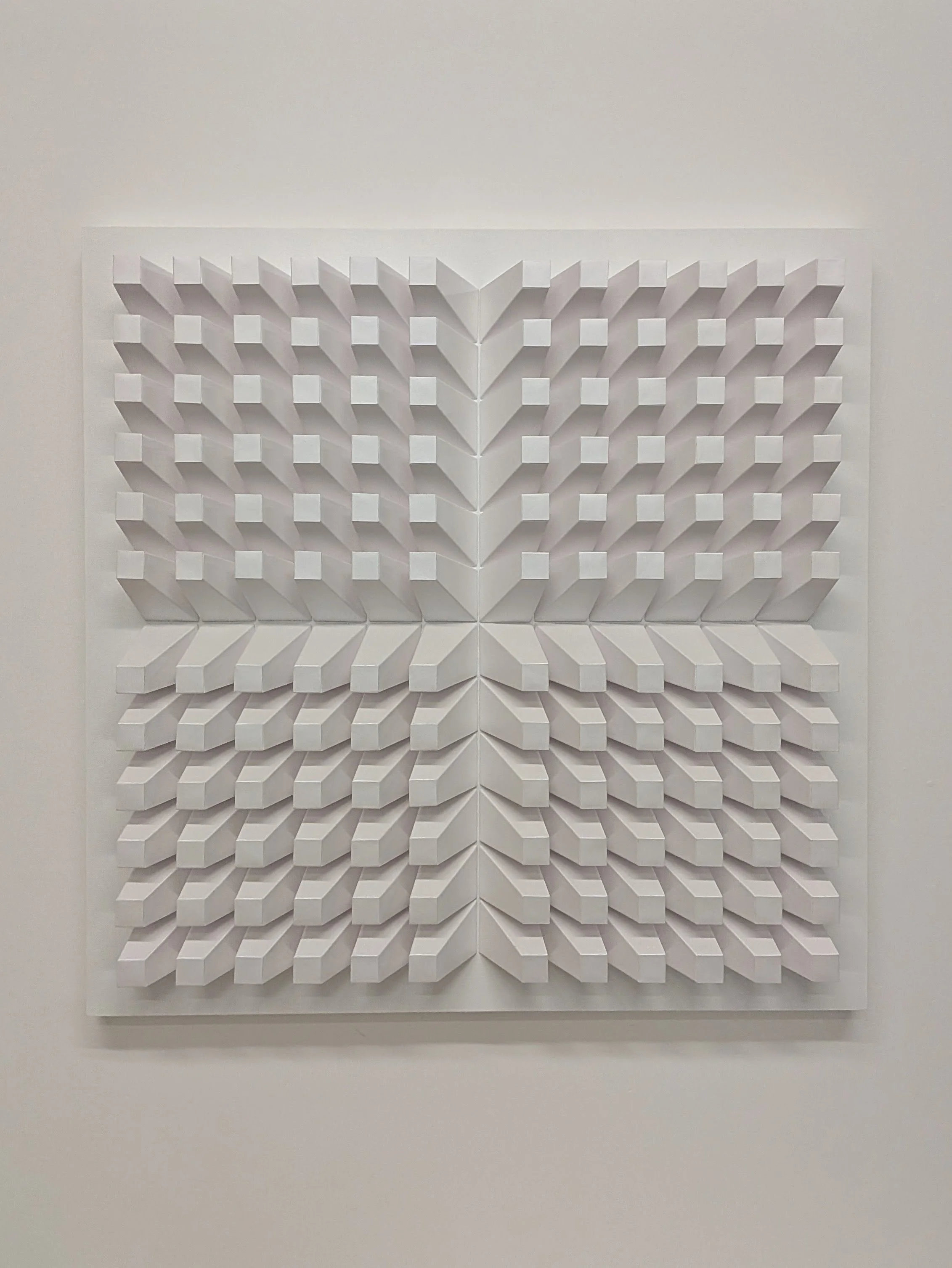  Meditation 7 , 2024, paper on wood panel, 30 x 30 in.