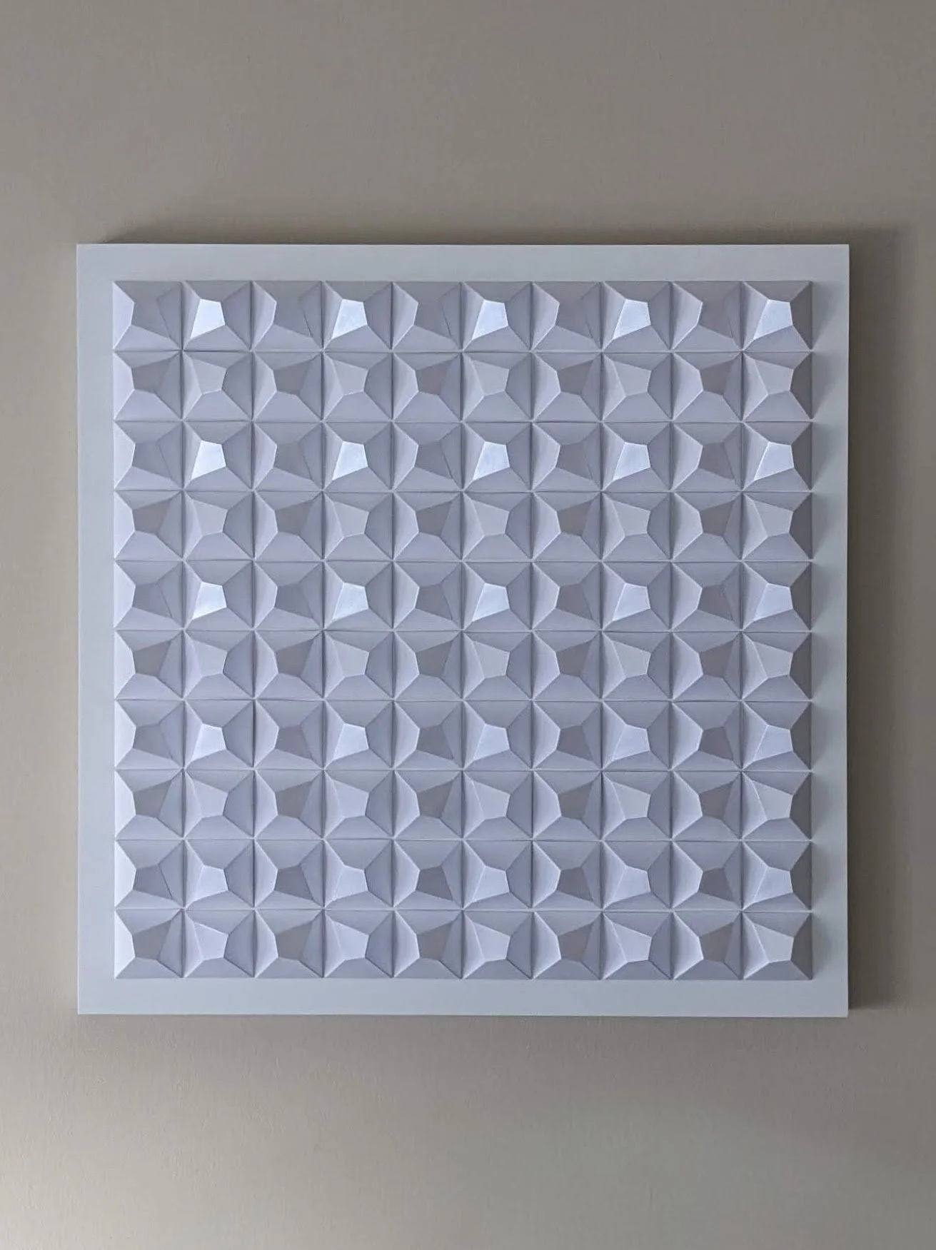  Meditation 4 , 2023, paper on wood panel, 30 x 30 in.