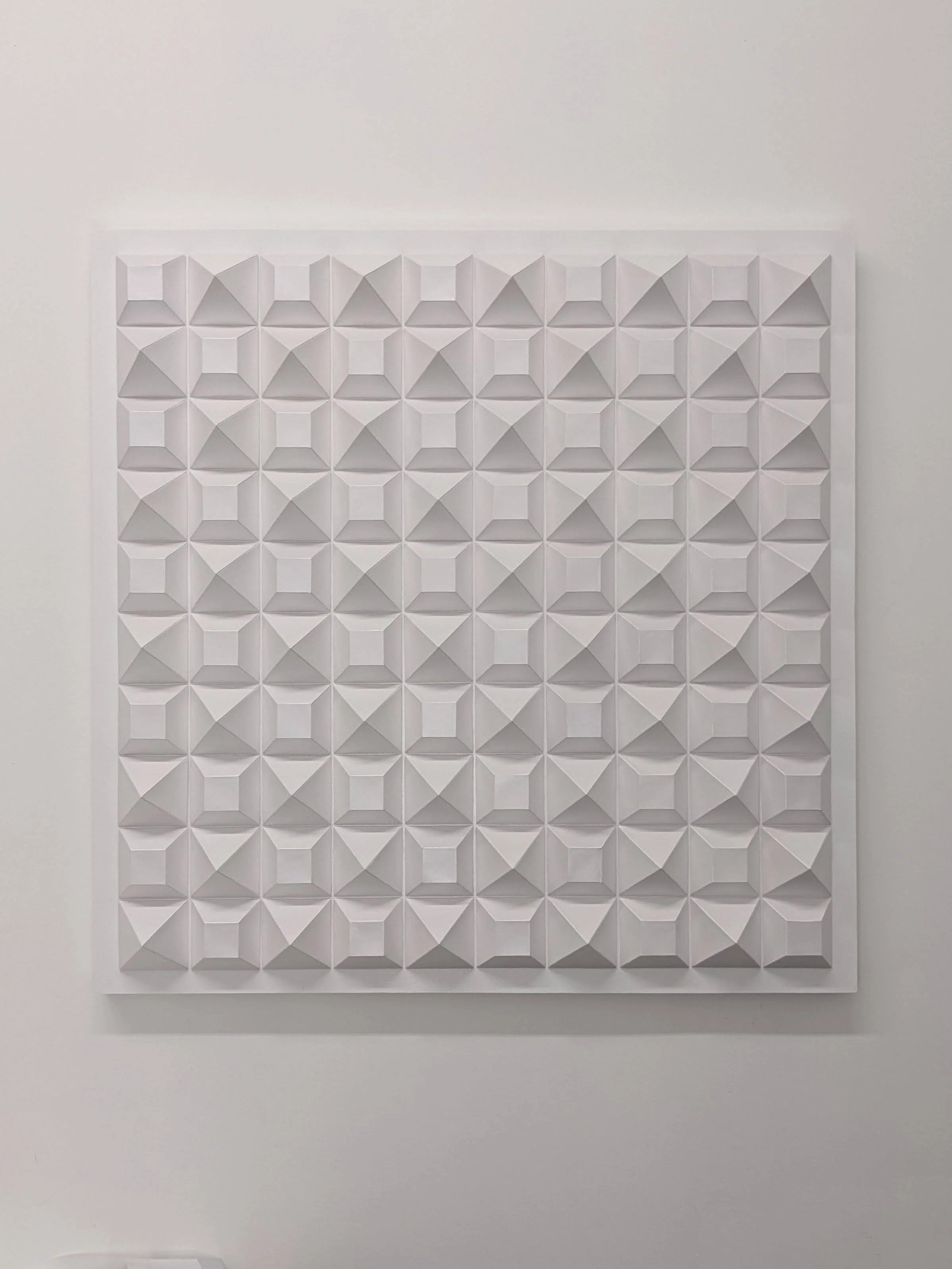  Meditation 6 , 2024, paper on wood panel, 36 x 36 in.