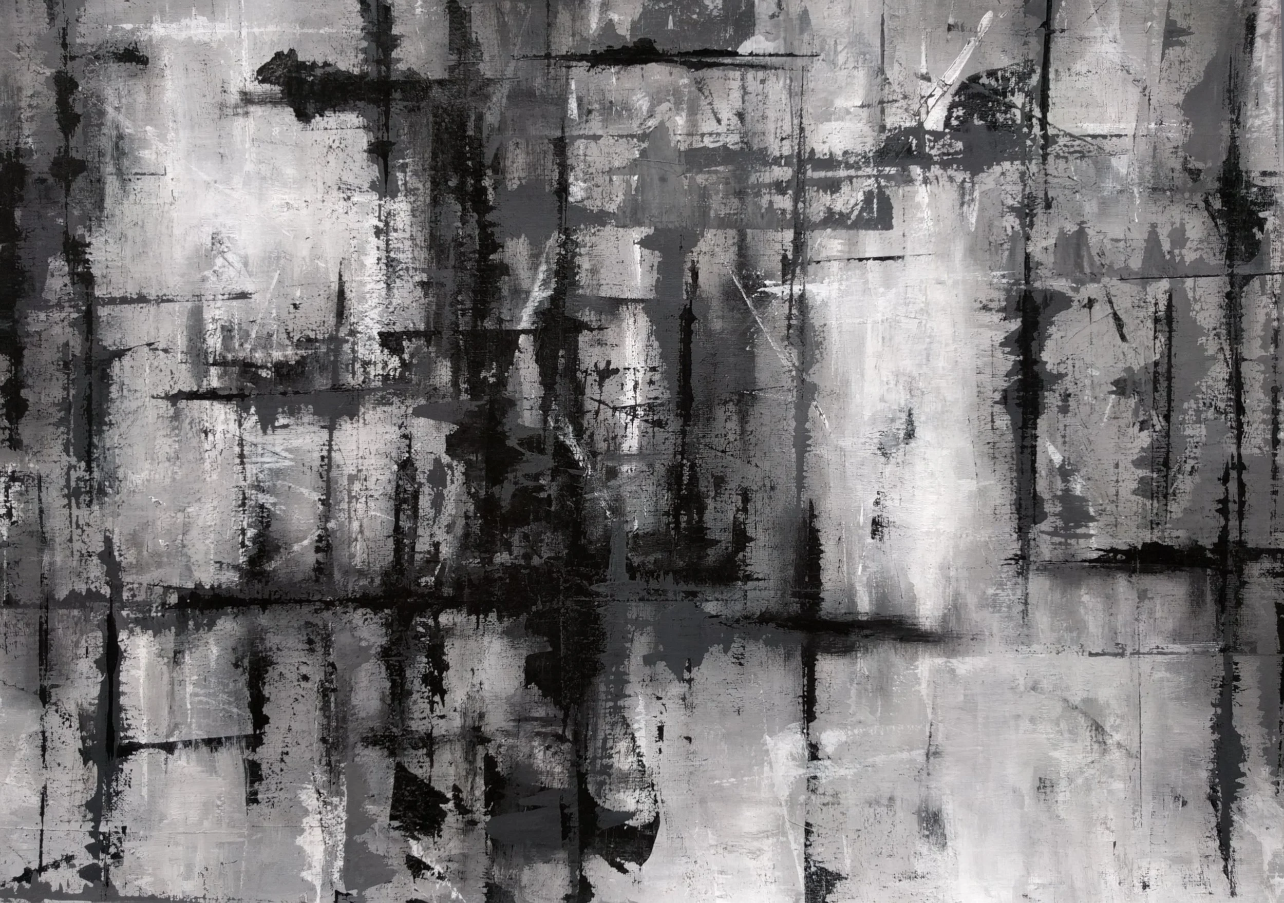  Static #1 , 2017, acrylic on paper, 59.4 x 42 cm